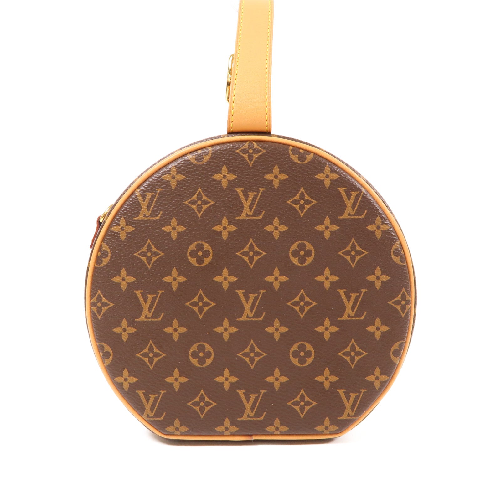 LOUIS VUITTON Monogram Petite Boite Chapeau金扣手挽肩背兩用袋