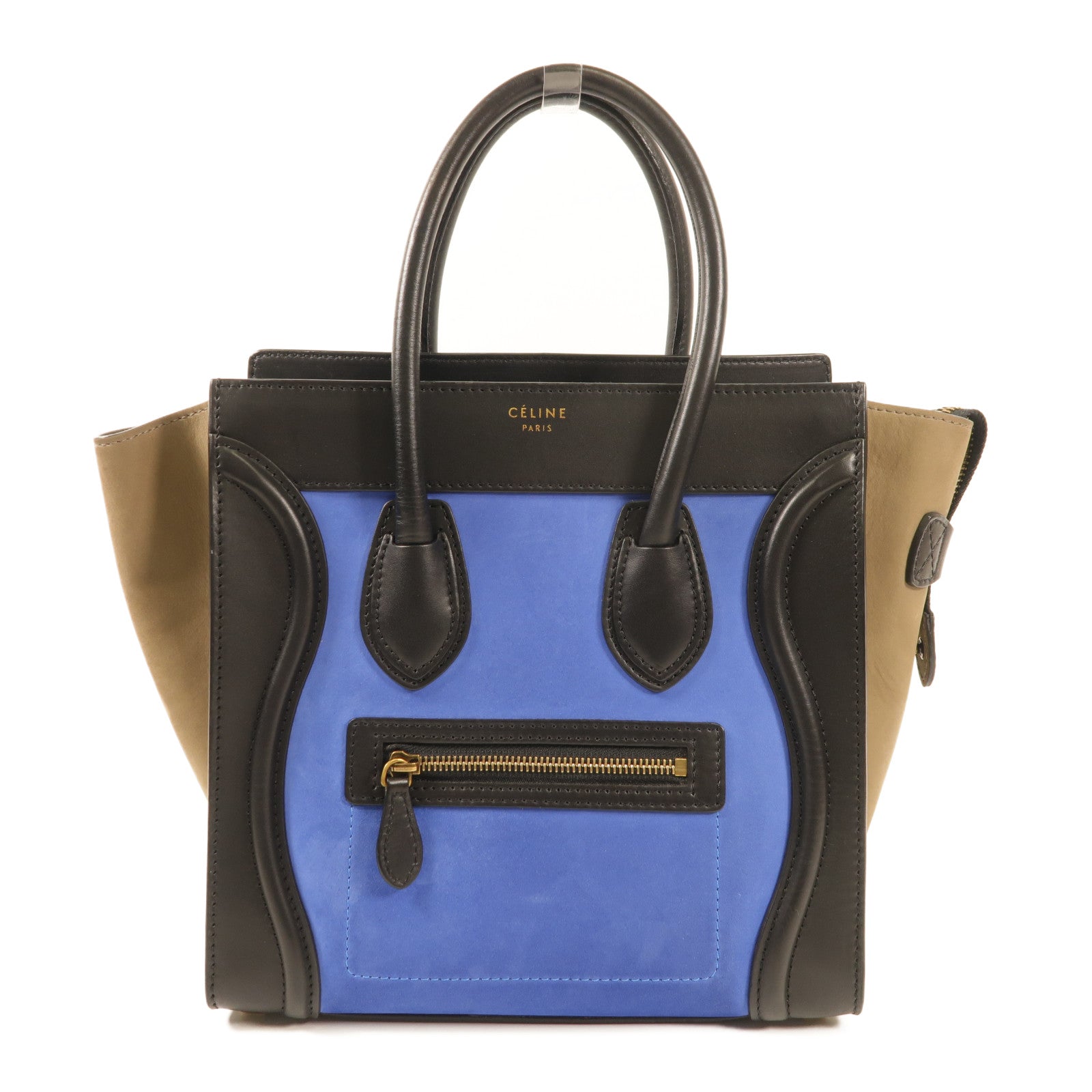 CELINE 【激減優惠】牛皮/麂皮皮革Mirco Luggage手挽袋