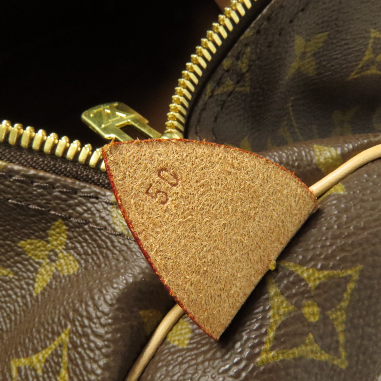 LOUIS VUITTON Monogram Keepall 50金扣手挽袋