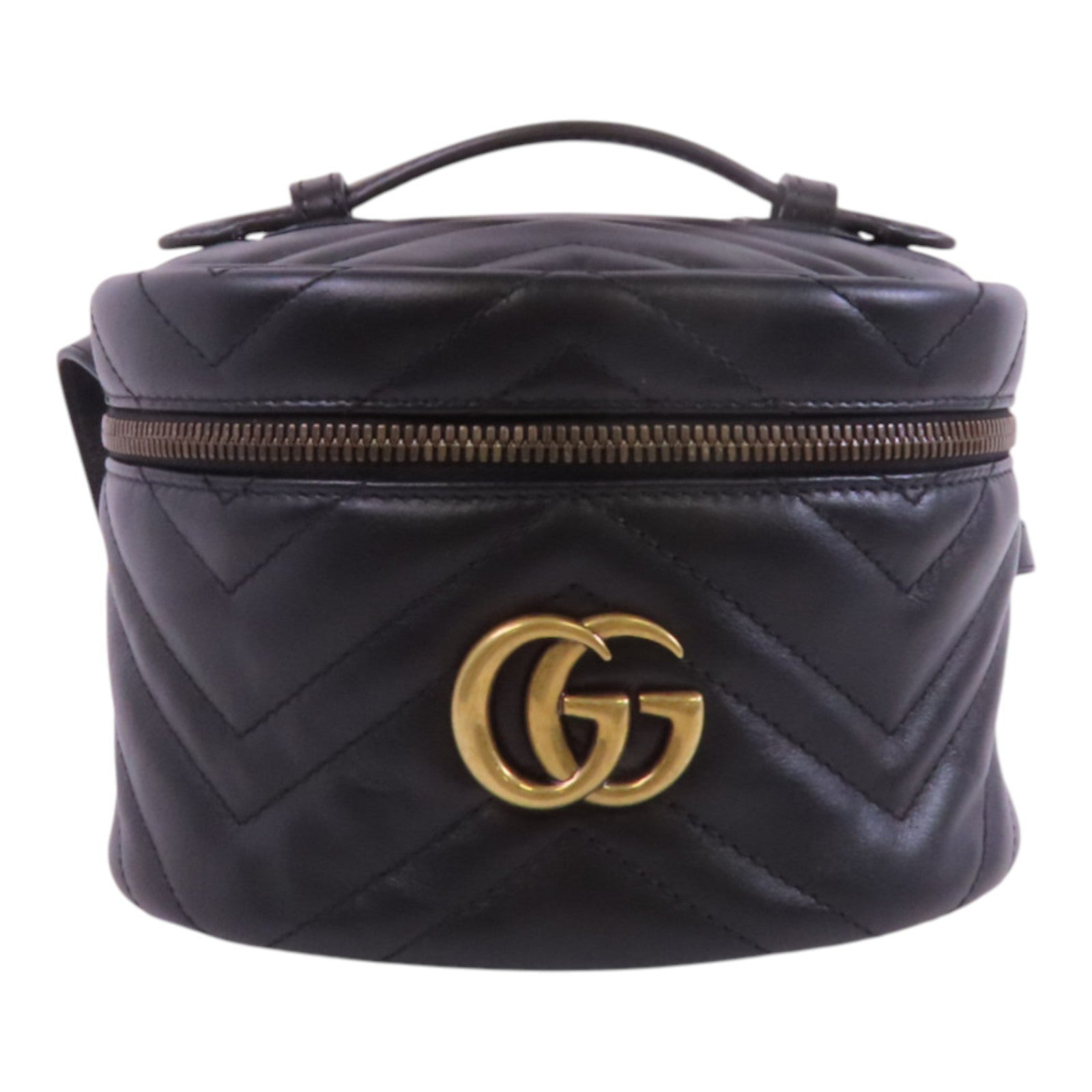 GUCCI 牛皮皮革GG Marmont Backpack金扣背包