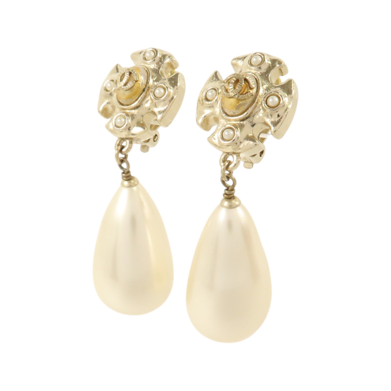 CHANEL PVC/金屬Earrings耳環