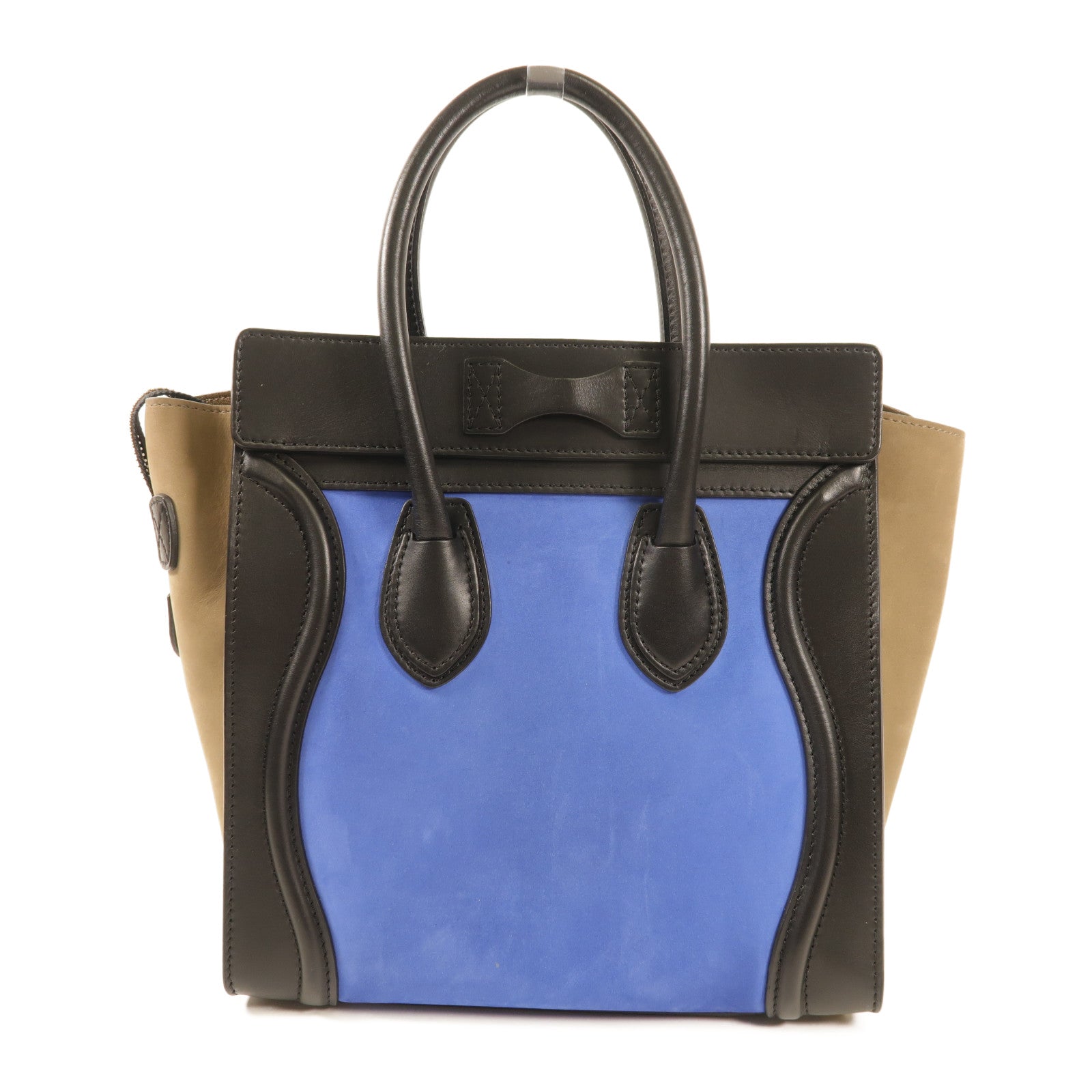 CELINE 牛皮/麂皮皮革Mirco Luggage手挽袋