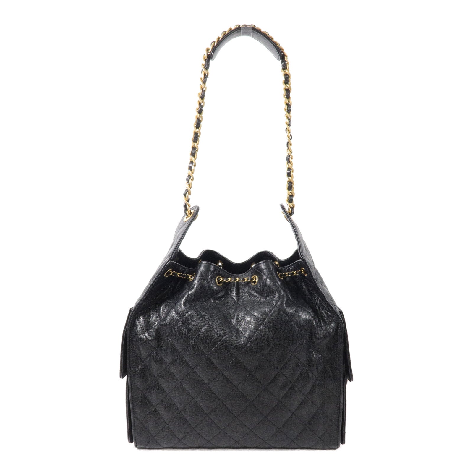 CHANEL 牛皮皮革Chanel 25 Medium鏈帶肩背袋