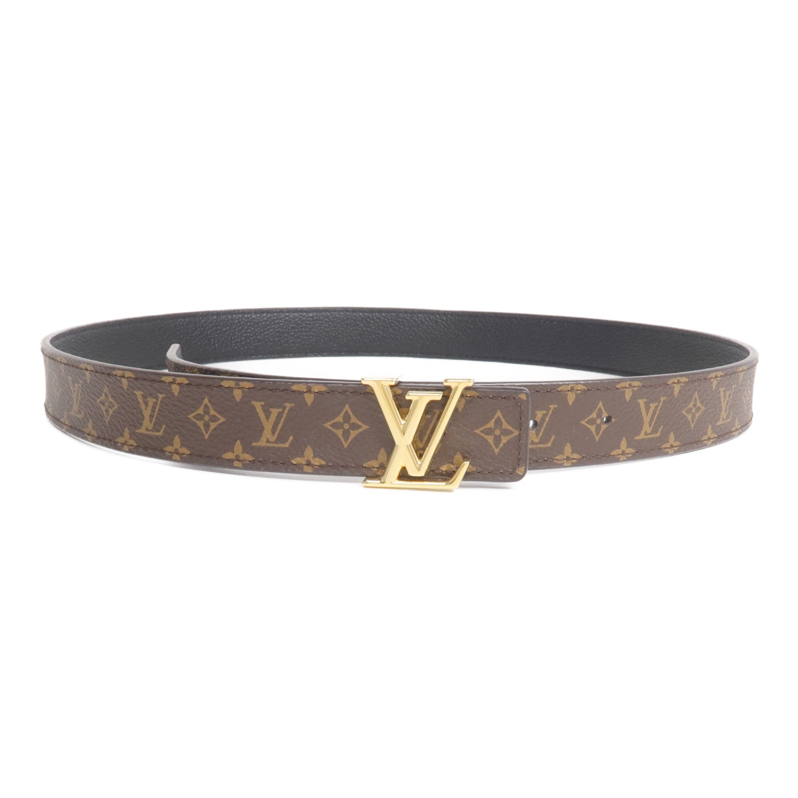 LOUIS VUITTON Monogram Iconic 25金扣皮帶