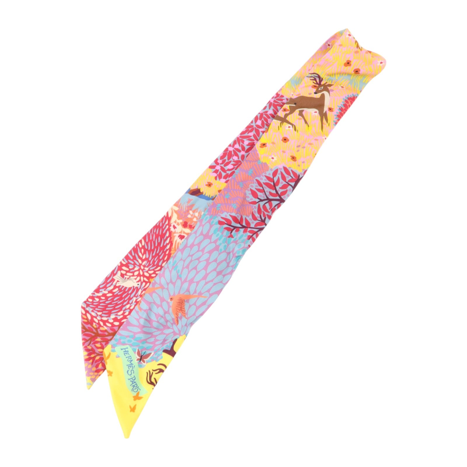 HERMES 絲質Twilly絲巾