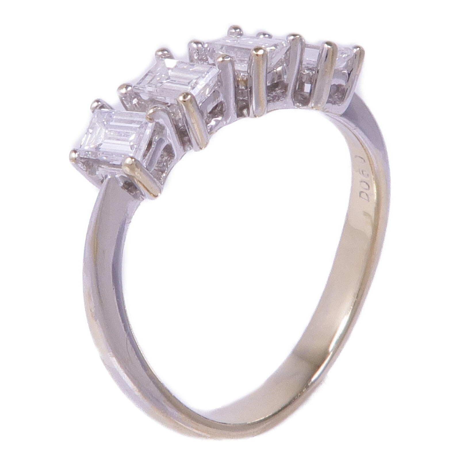 JEWELRY 【激減優惠】18K白金Diamond Ring鑽石戒指US#5