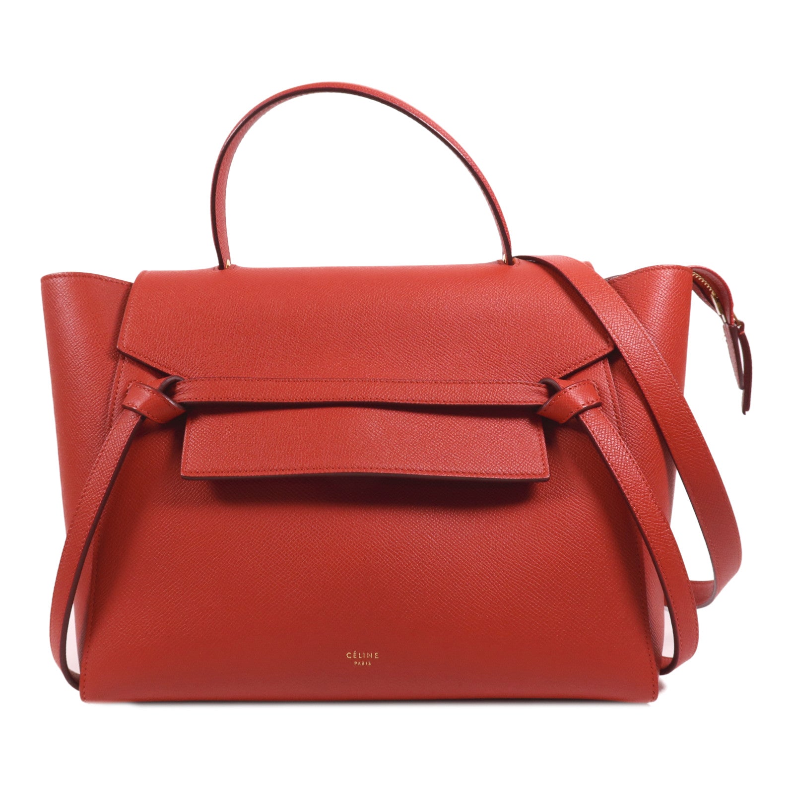 CELINE 牛皮皮革Micro Belt Bag金扣手挽肩背兩用袋