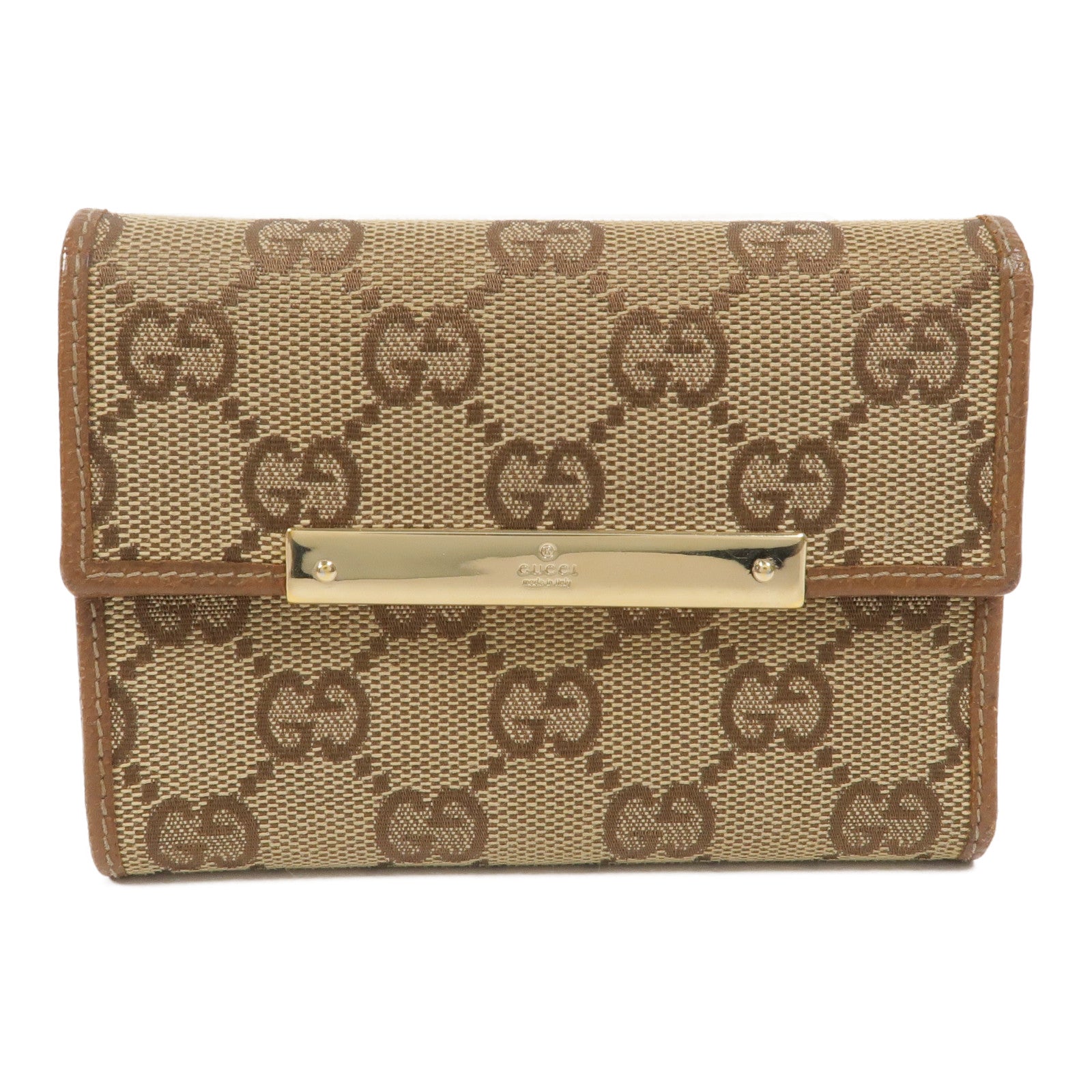 GUCCI 帆布Tri-fold Wallet錢包