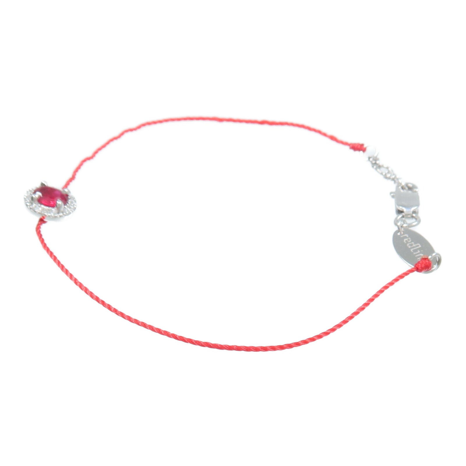 JEWELRY 18K白金Ruby Diamond Bracelet紅寶石鑽石手繩
