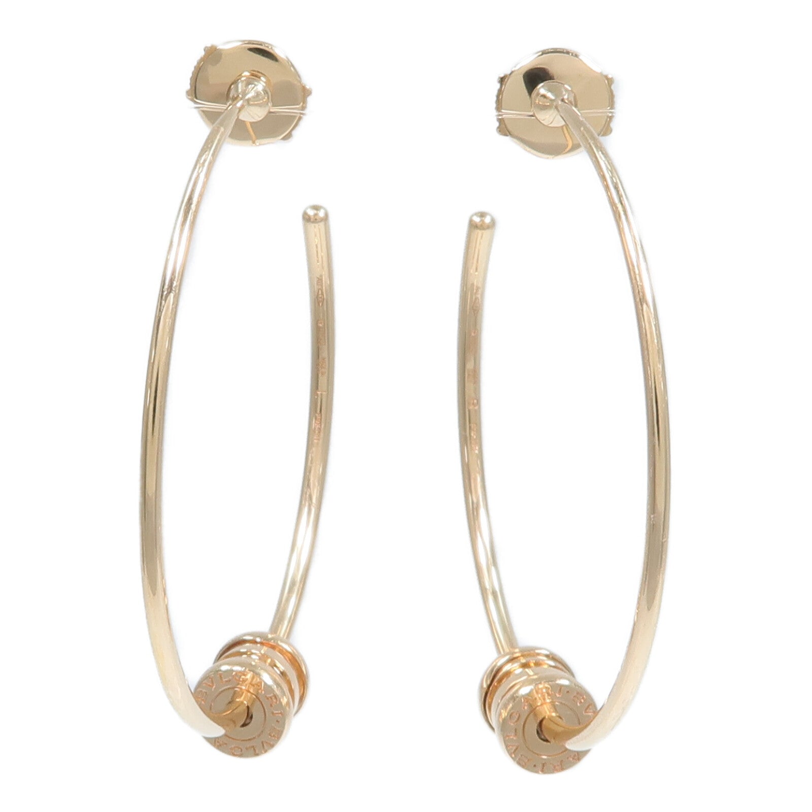 BVLGARI 18K玫瑰金B-Zero 1 Earring耳環