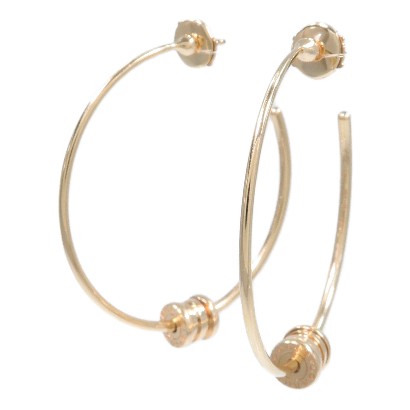 BVLGARI 18K玫瑰金B-Zero 1 Earring耳環