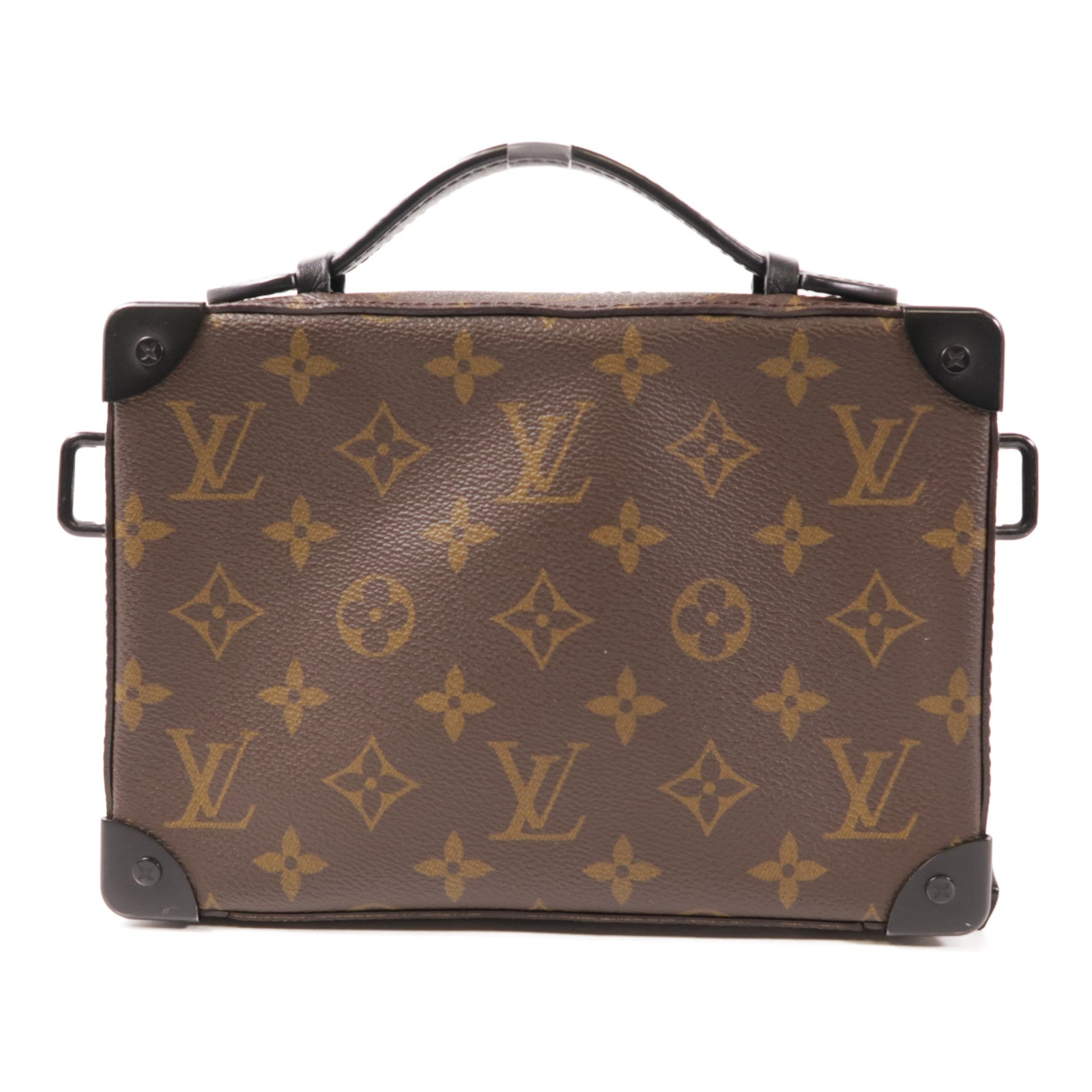 LOUIS VUITTON LV Handle Soft Truck 2way Shoulder Bag M45935 Monogram Macassar
