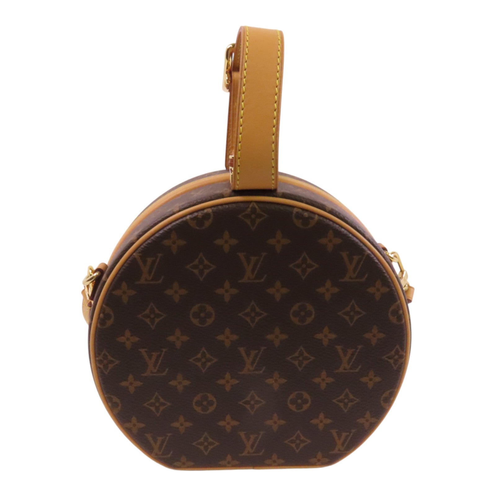 LOUIS VUITTON Monogram Petite Boite Chapeau金扣手挽肩背兩用袋