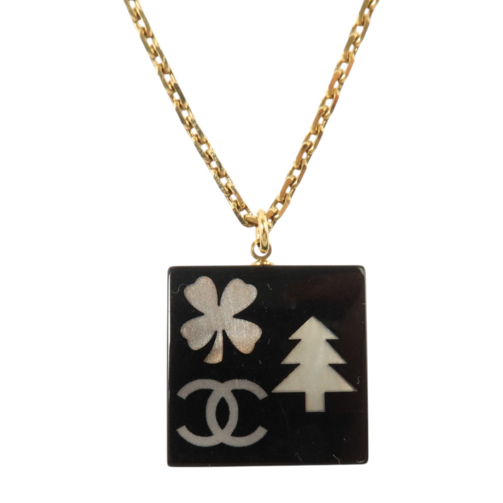 CHANEL PVC/金屬Necklace項鏈