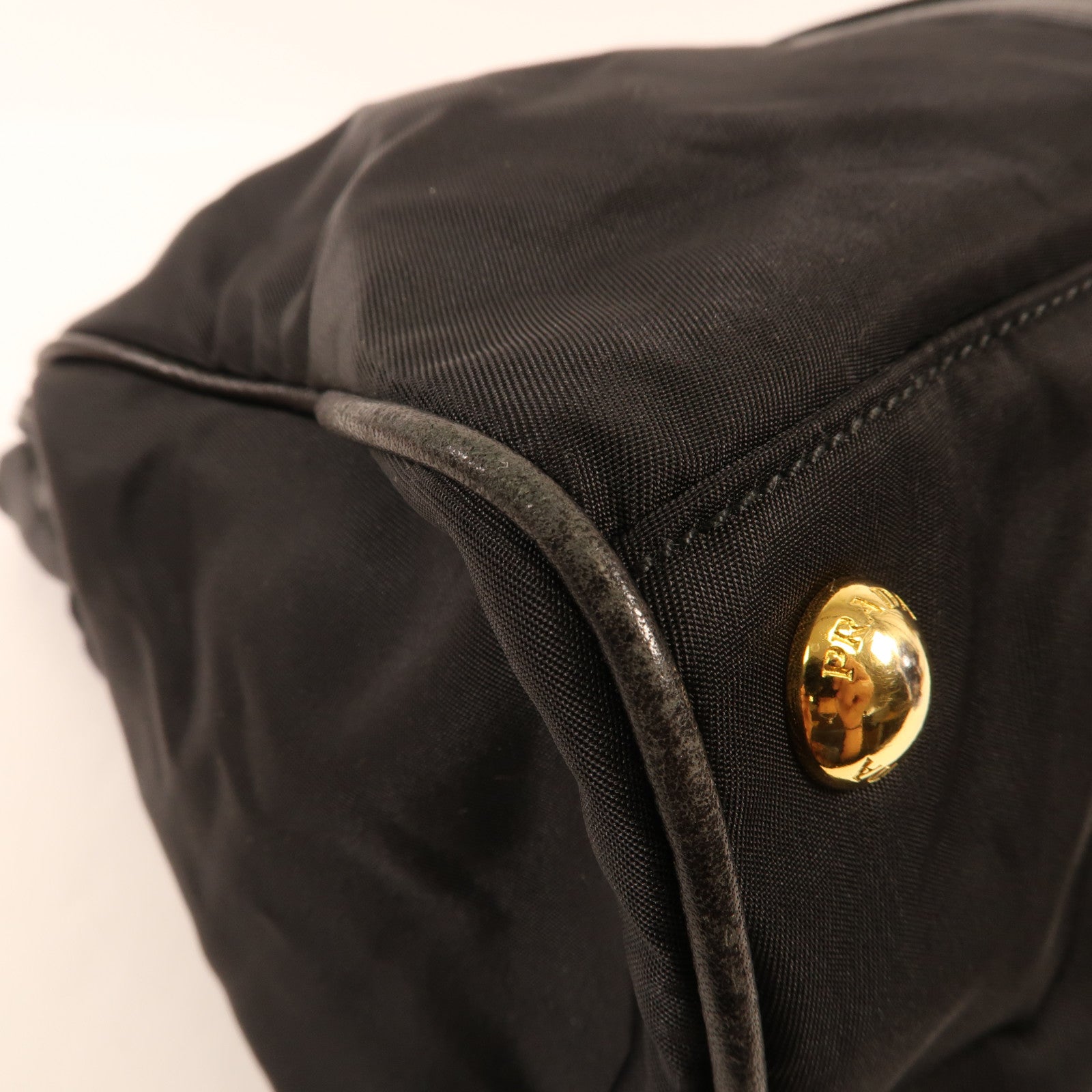 PRADA 尼龍2 Way Shoulder金扣手挽肩背兩用袋