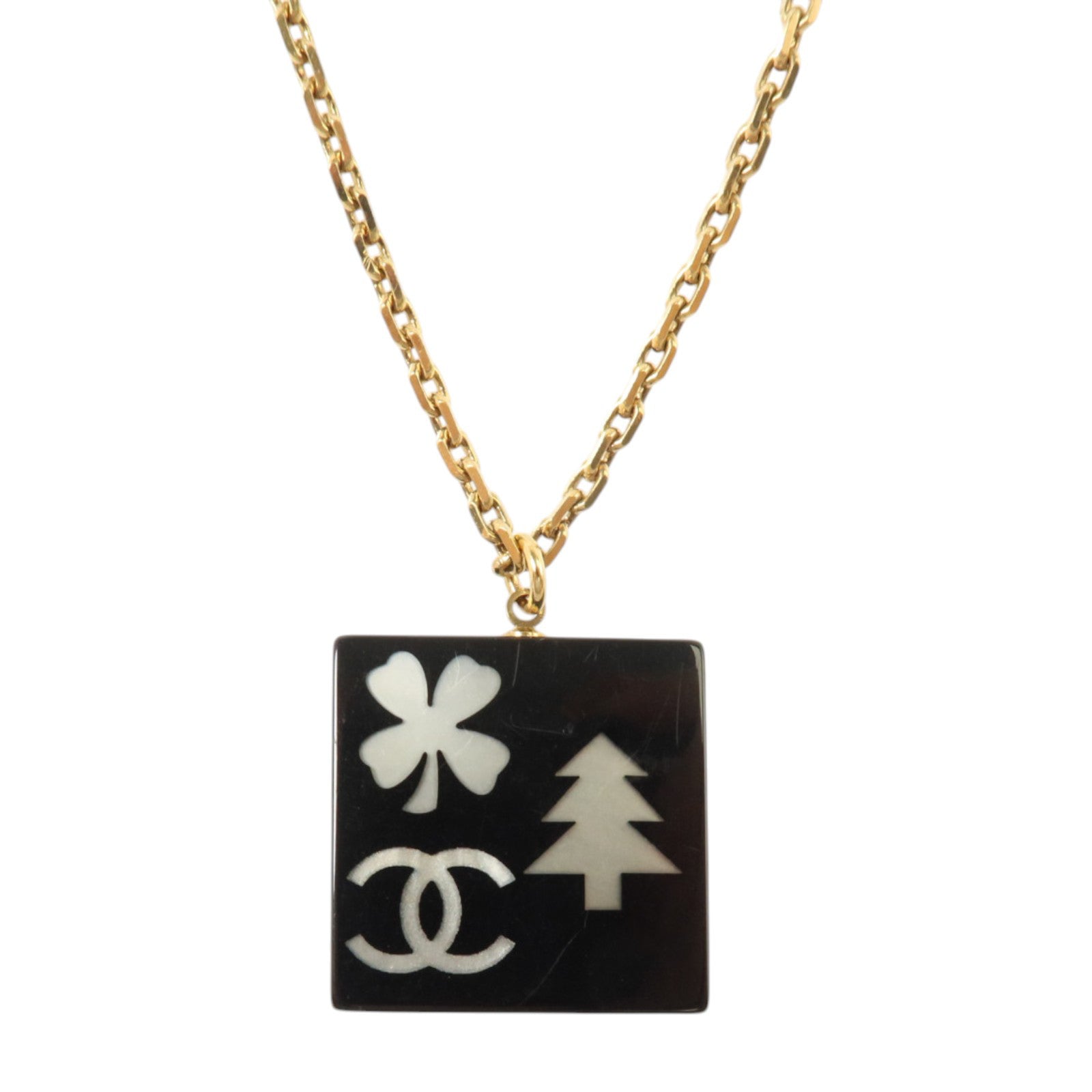 CHANEL PVC/金屬Necklace項鏈