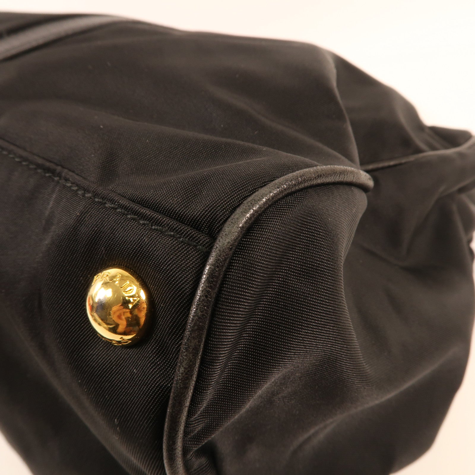 PRADA 尼龍2 Way Shoulder金扣手挽肩背兩用袋