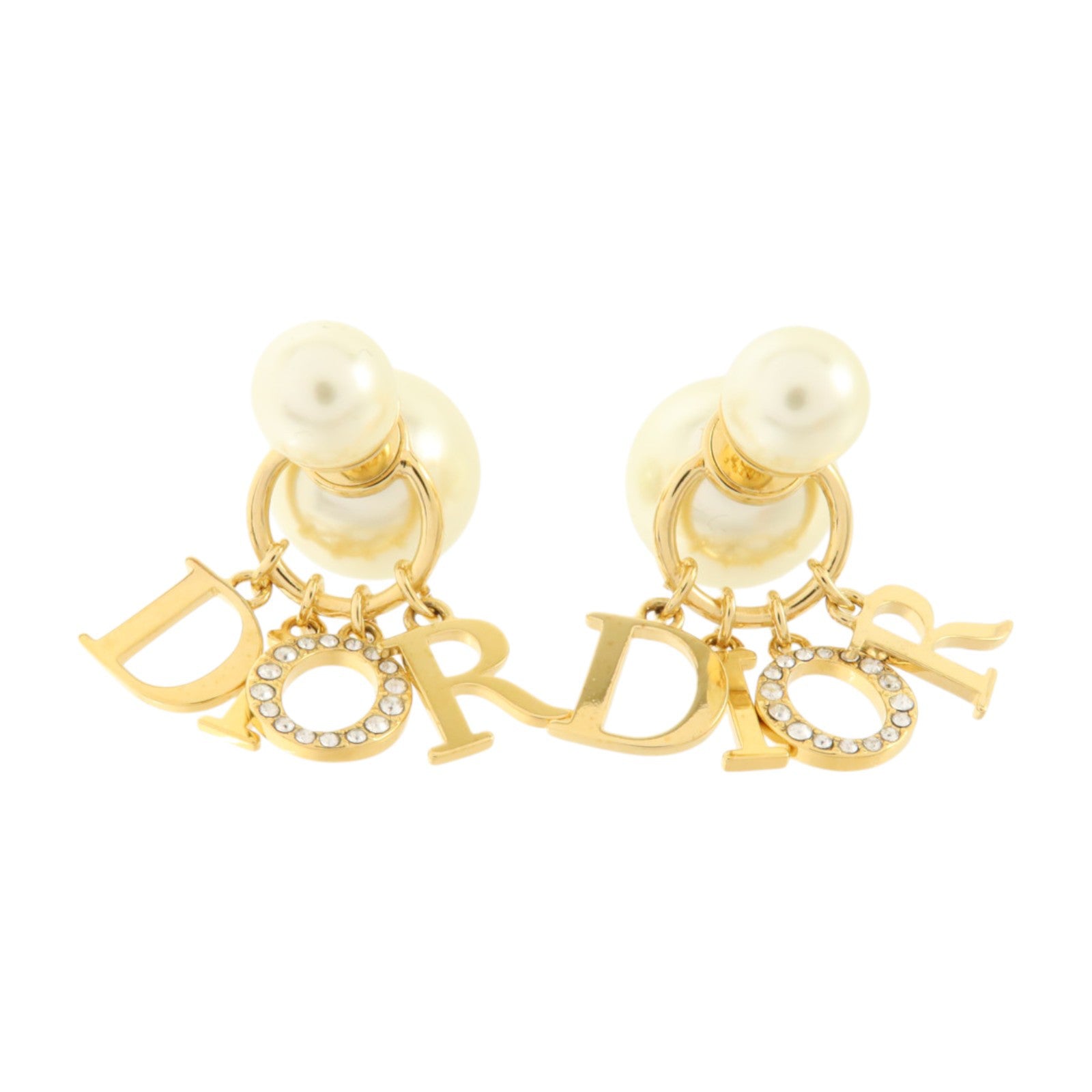 Dior PVC/金屬Tribales Earrings耳環