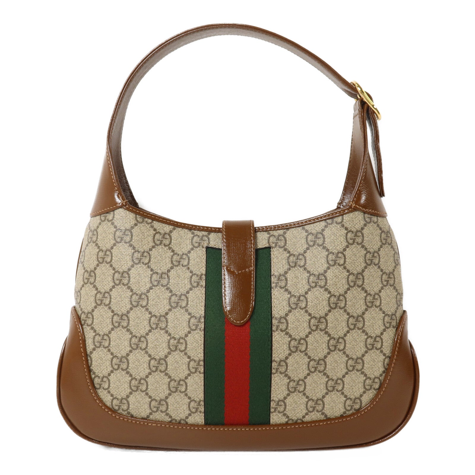 GUCCI 塗層帆布Jackie 1961 Small手挽肩背兩用袋