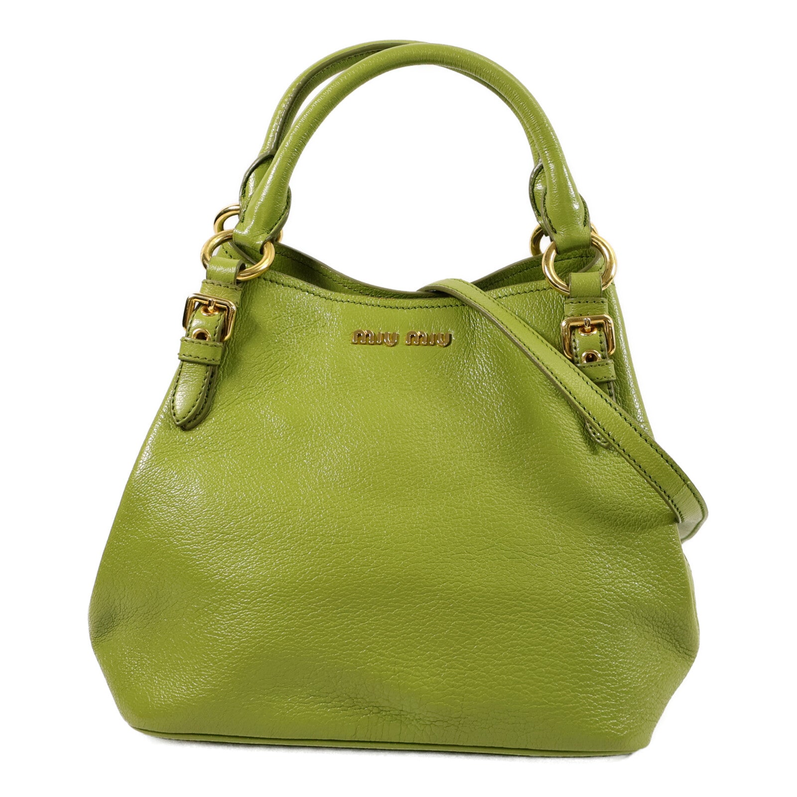 Miu Miu 牛皮皮革Shoulder Bag手挽肩背兩用袋