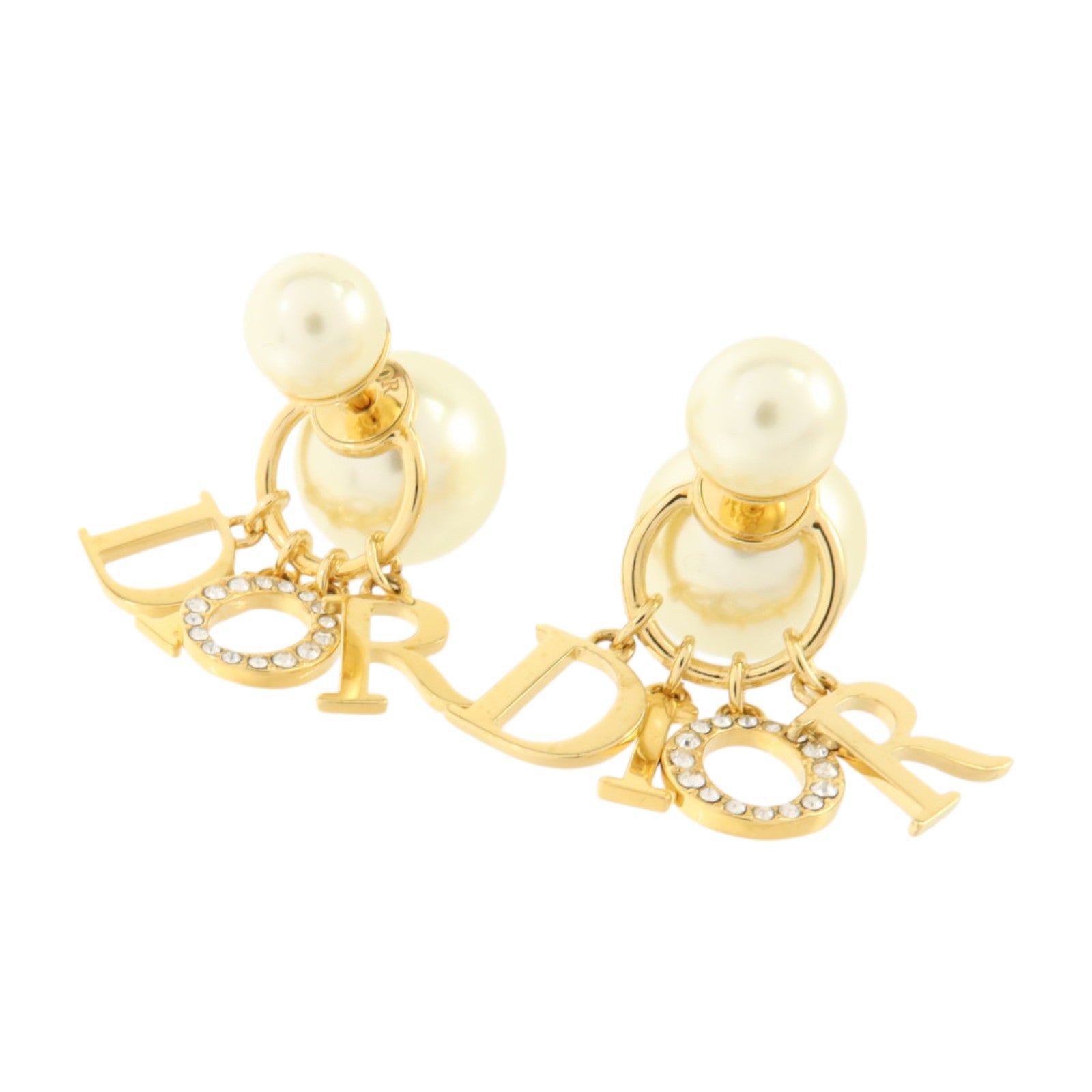 Dior PVC/金屬Tribales Earrings耳環