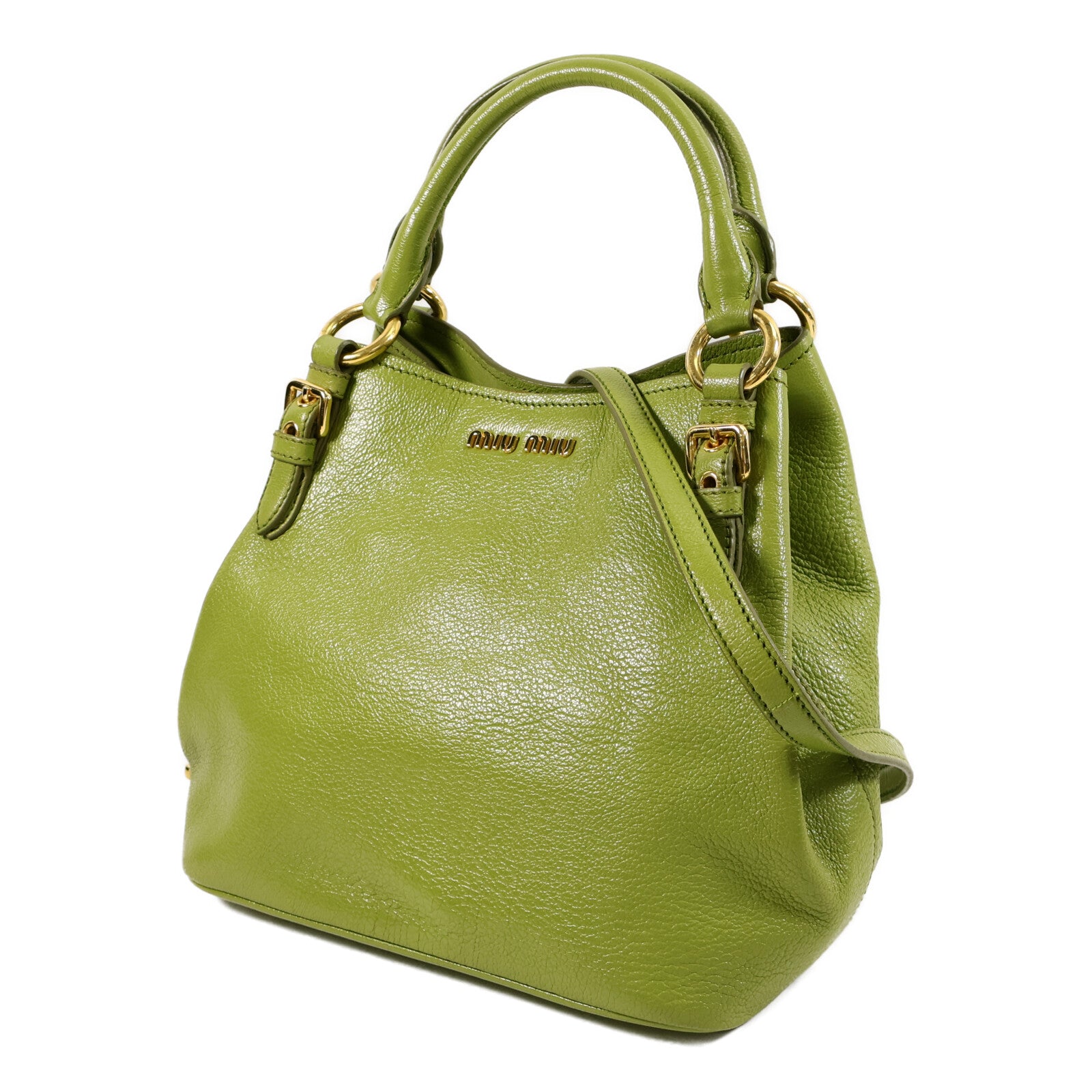 Miu Miu 牛皮皮革Shoulder Bag手挽肩背兩用袋