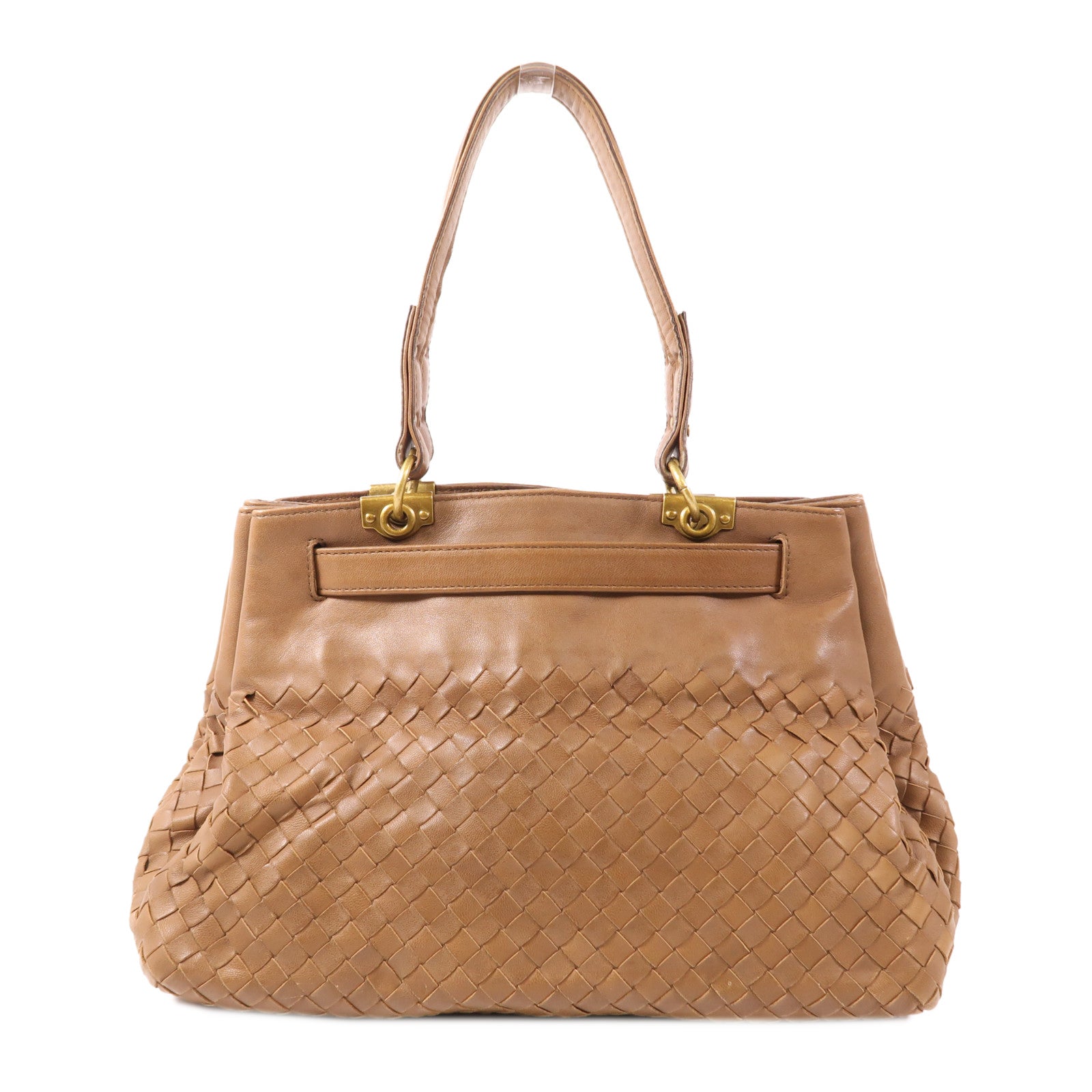 BOTTEGA VENETA 羊皮皮革Shoulder Bag金扣肩背袋