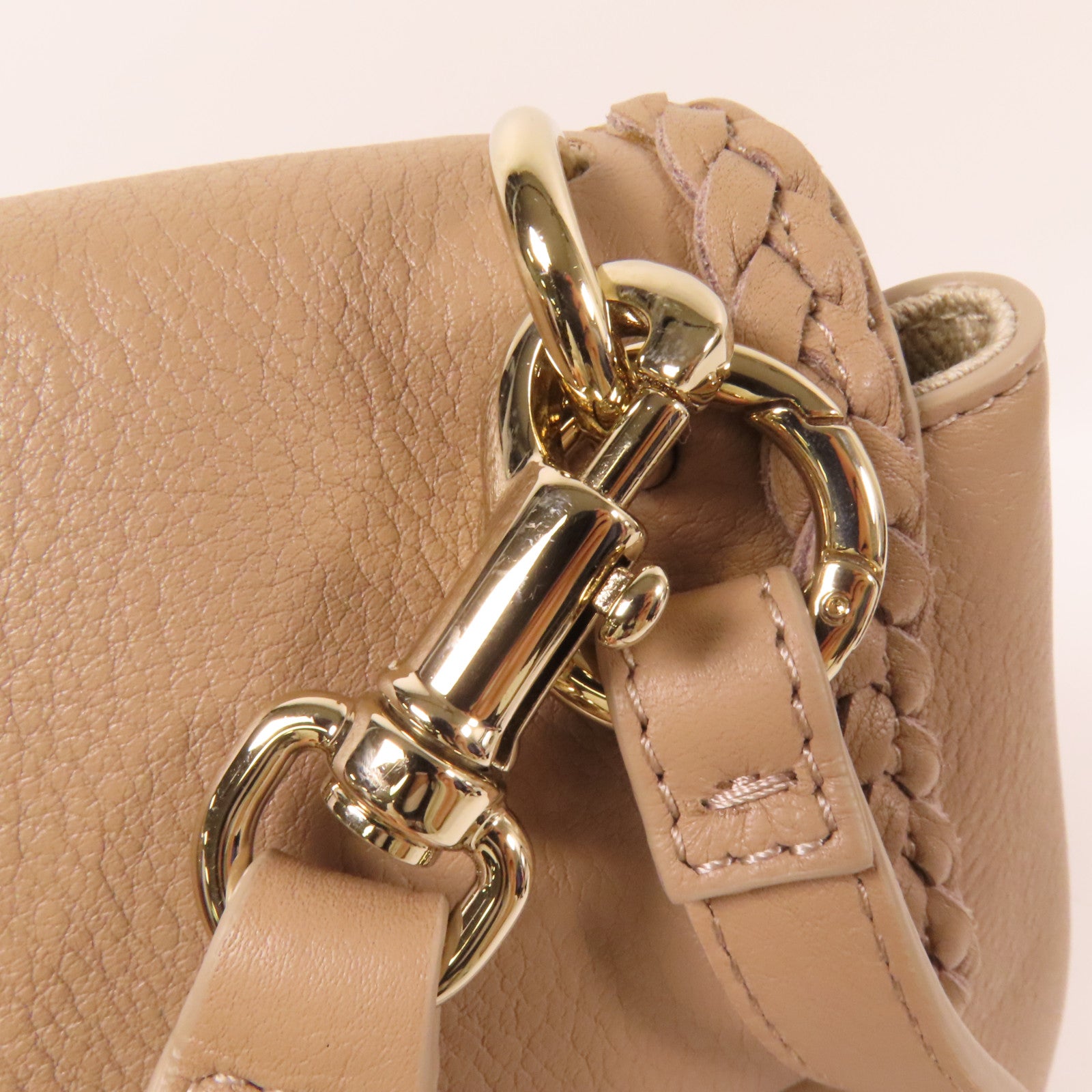 Chloe 牛皮皮革Penelope金扣手挽肩背兩用袋