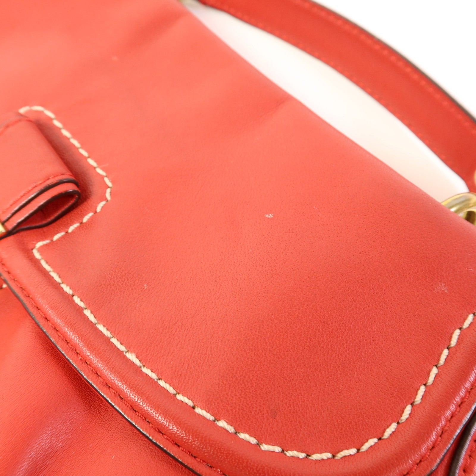 COACH 牛皮皮革2 Way Shoulder金扣手挽肩背兩用袋