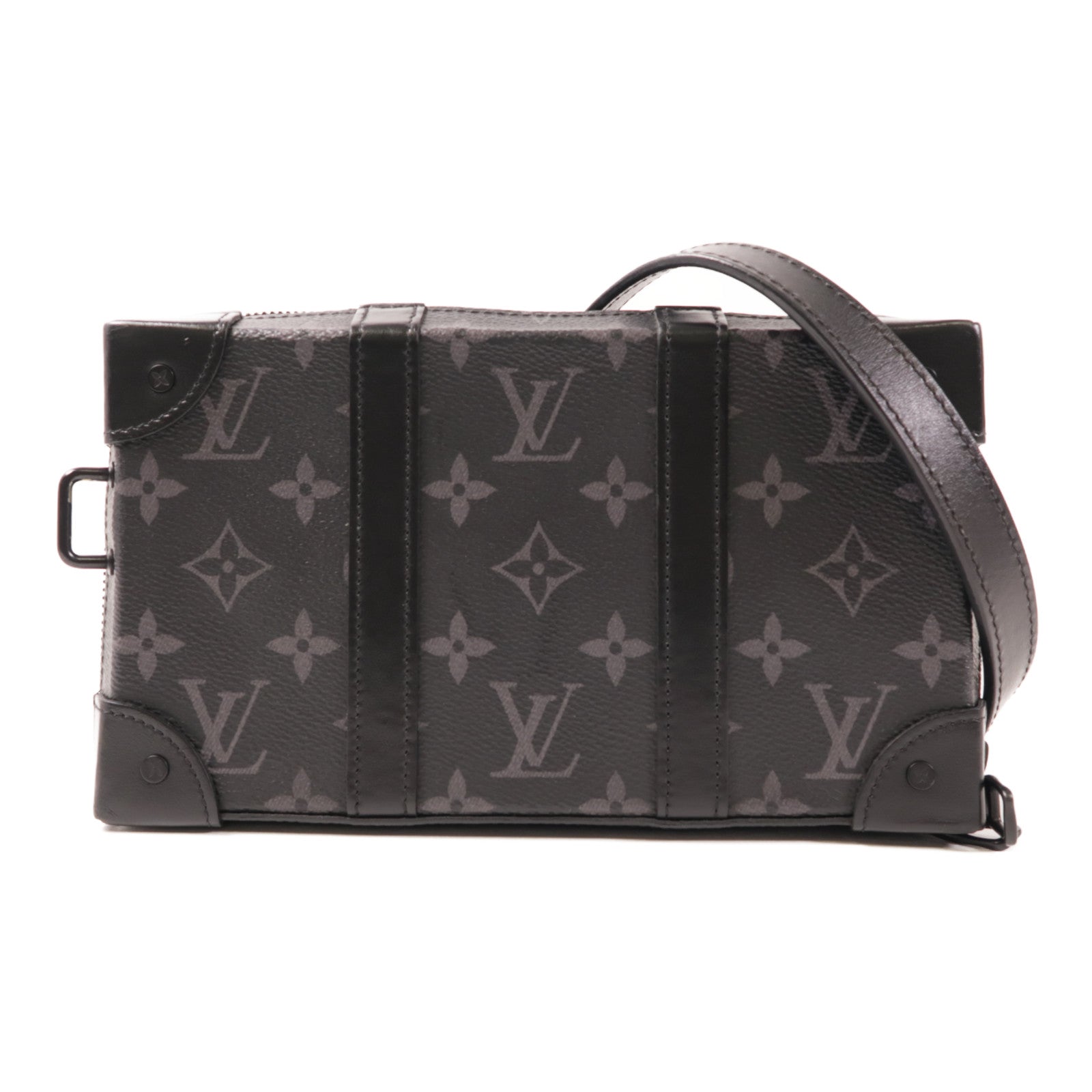 LOUIS VUITTON LV Soft Trunk Wallet Shoulder Bag M69838 Monogram Eclipse Black