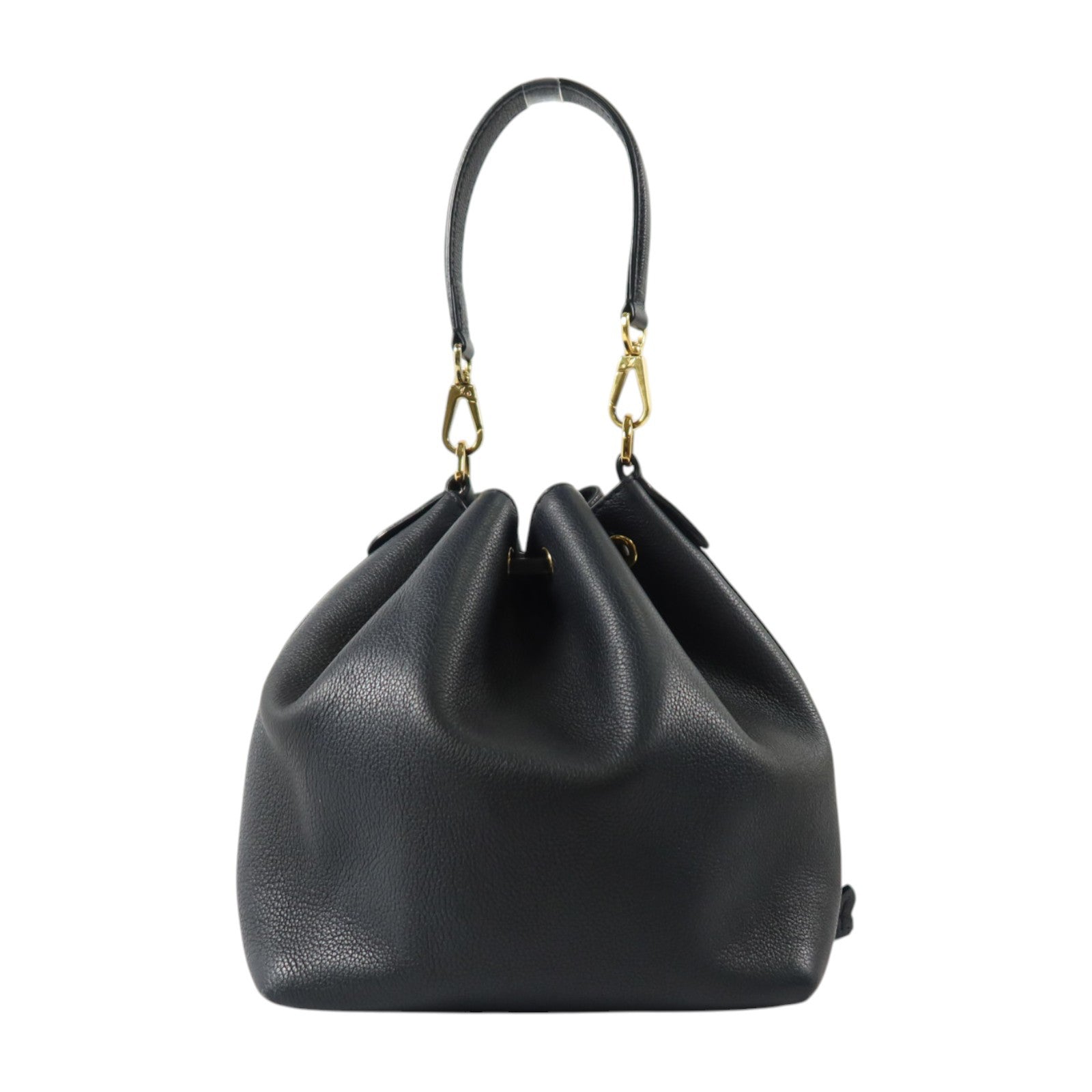 LOUIS VUITTON 牛皮皮革Lockme Bucket金扣手挽袋