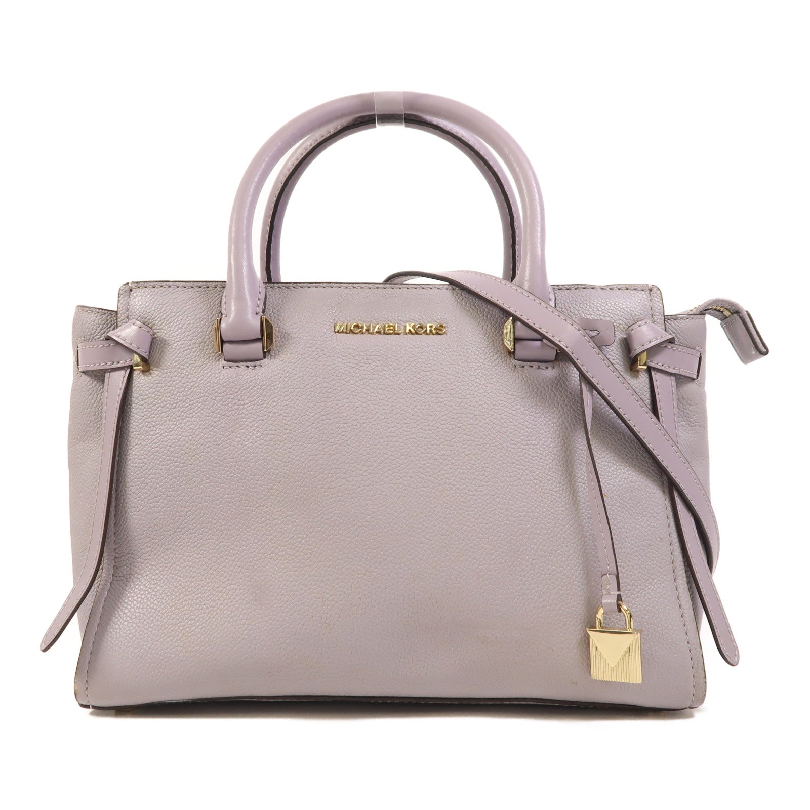 Michael Kors 【激減優惠】牛皮皮革2 Way Shoulder金扣手挽肩背兩用袋