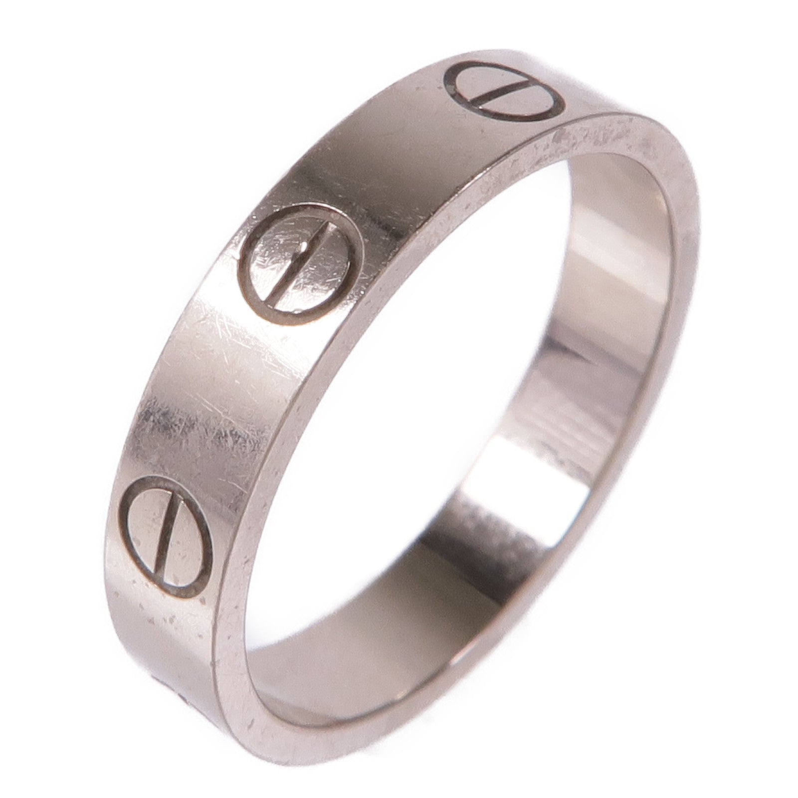 CARTIER 【激減優惠】18K白金Mini Love Ring戒指Cartier#50/US#5