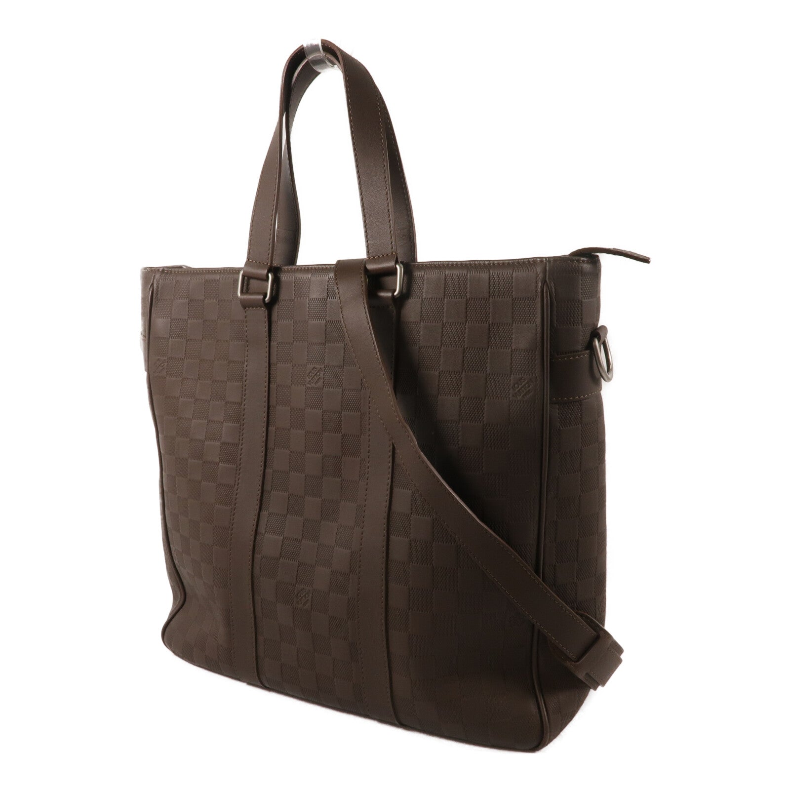 LOUIS VUITTON Damier Infini Meteo Neo Tadao手挽肩背兩用袋