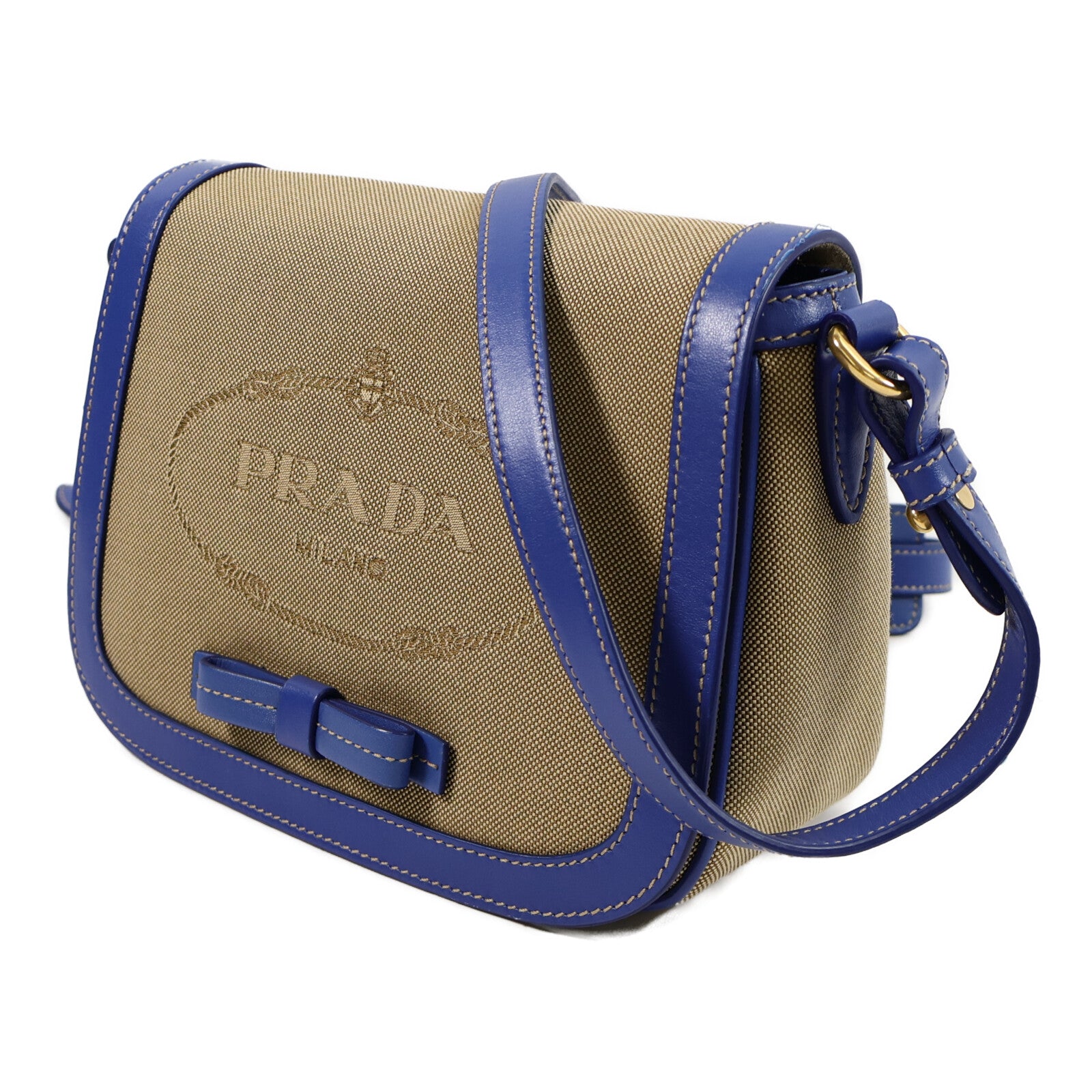PRADA 帆布Shoulder Bag肩背袋