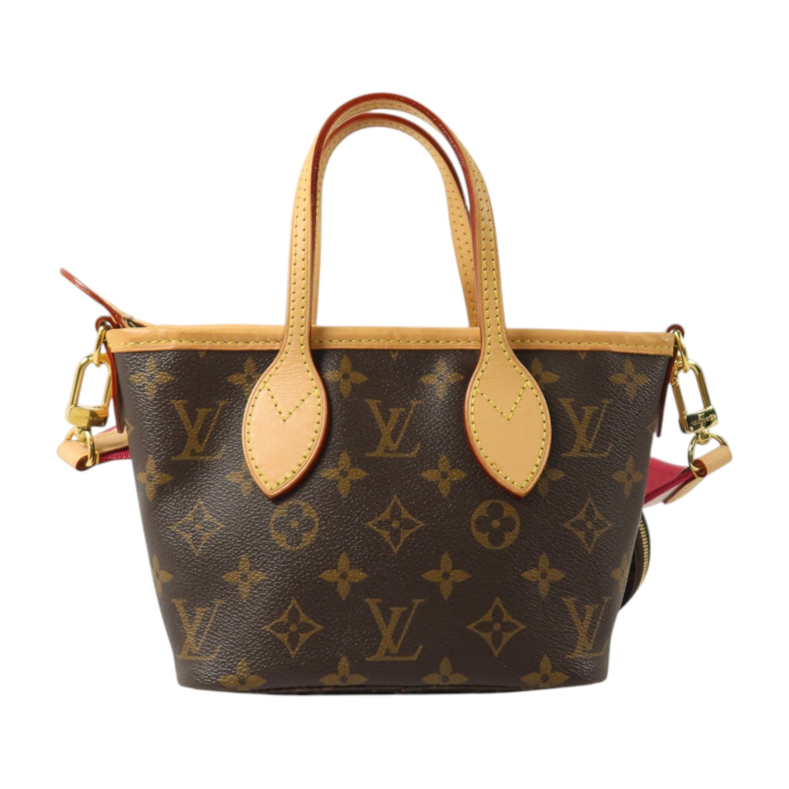 LOUIS VUITTON Monogram Neverfull BB金扣手挽肩背兩用袋