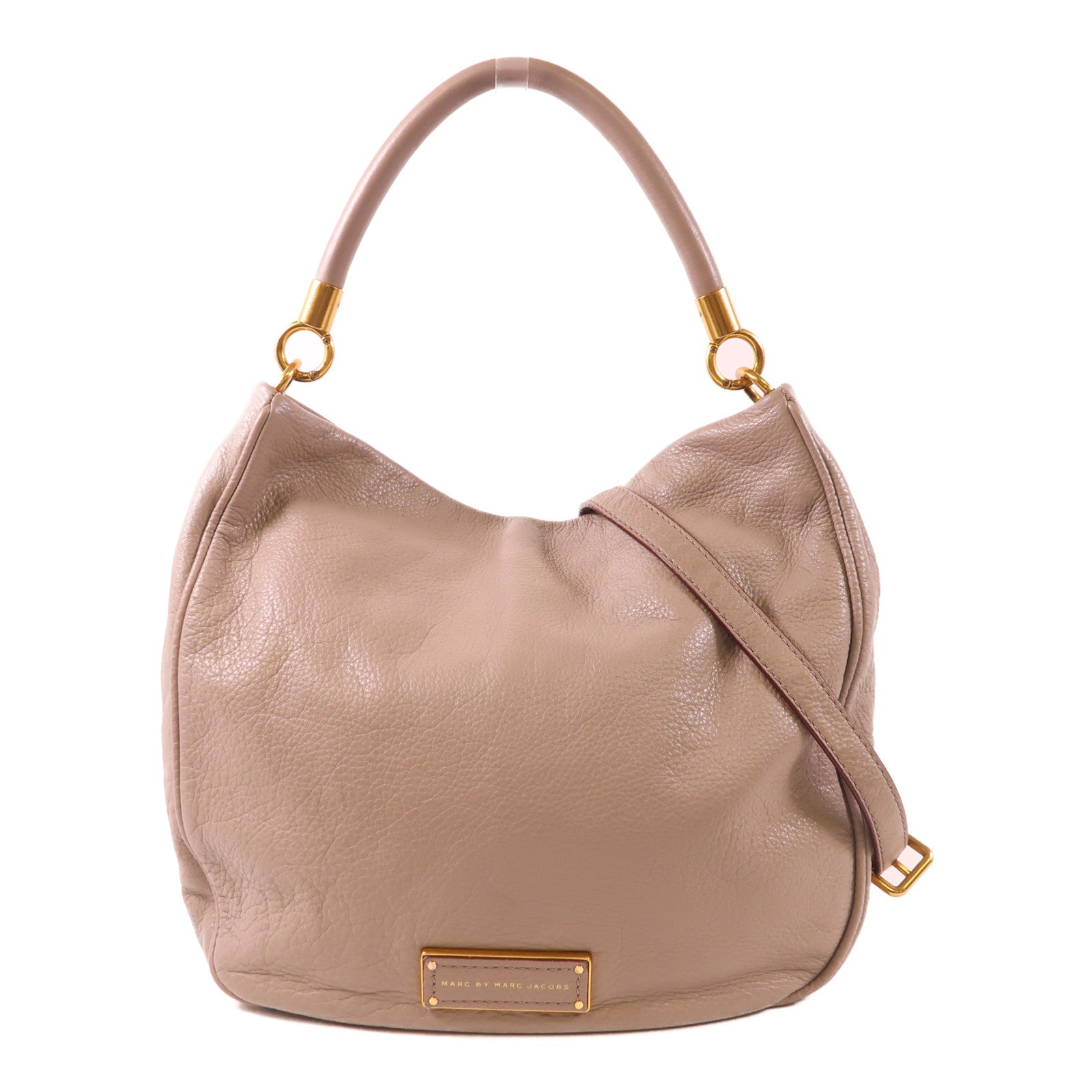 MARC JACOBS 牛皮皮革2 Way Shoulder Bag金扣手挽肩背兩用袋