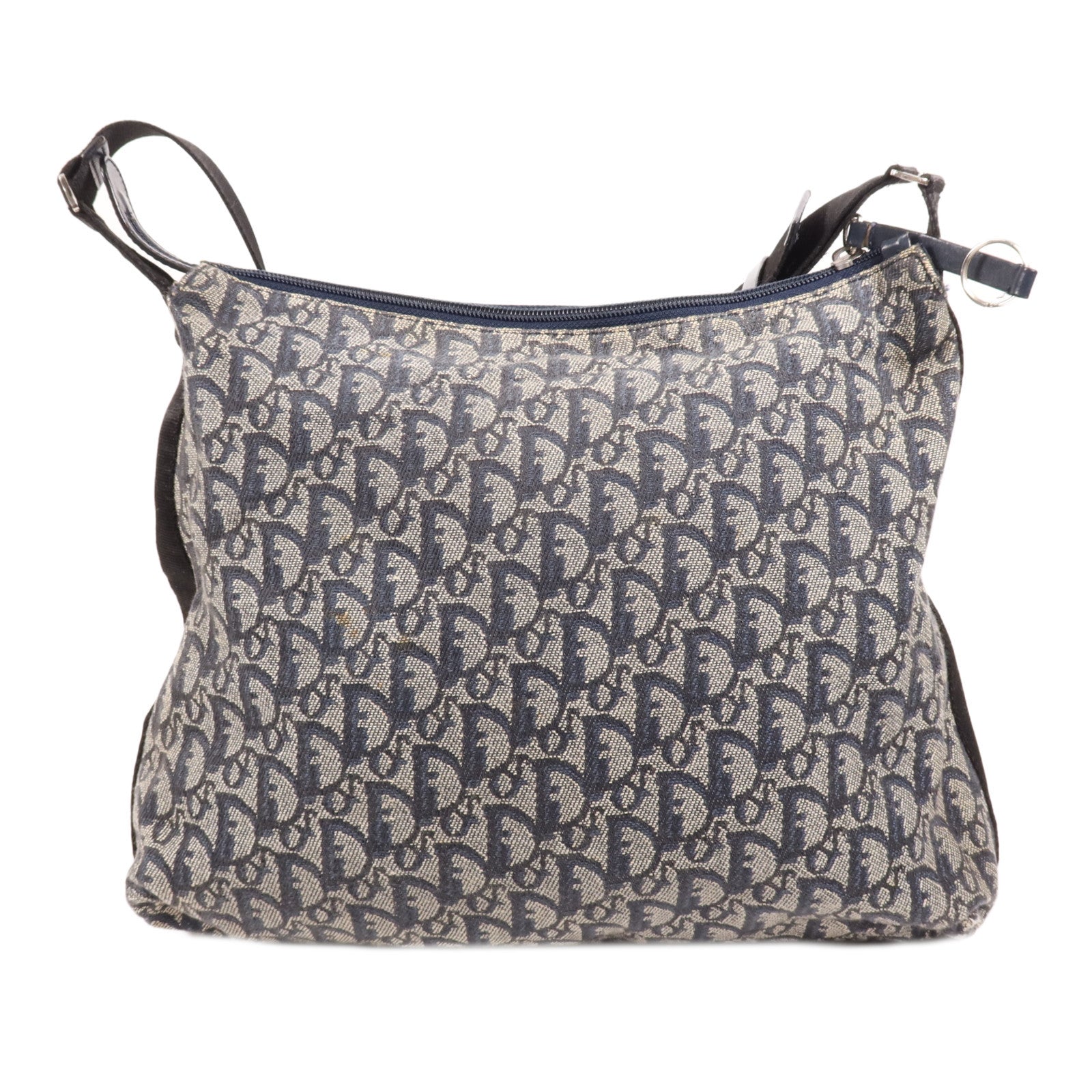 Dior 帆布Vintage Shoulder Bag銀扣肩背袋