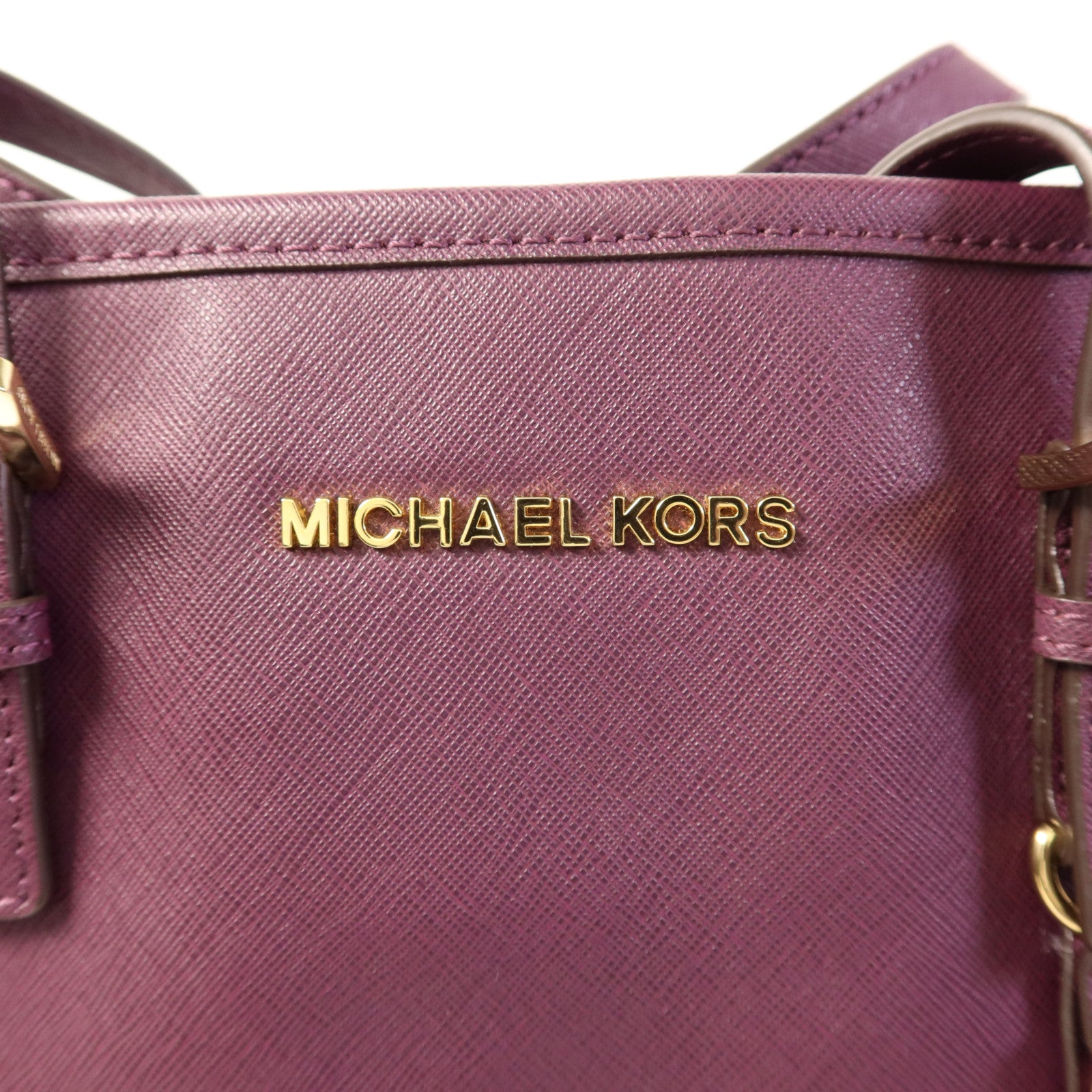 Michael Kors 塗層帆布2 Way Shoulder金扣手挽肩背兩用袋