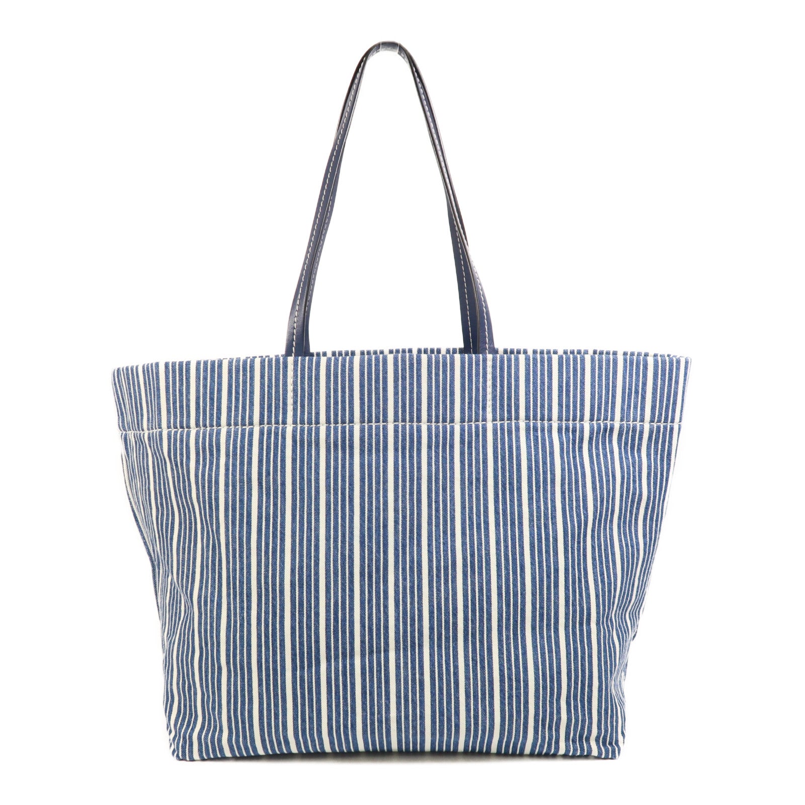 Miu Miu 牛仔布Tote Bag銀扣肩背袋