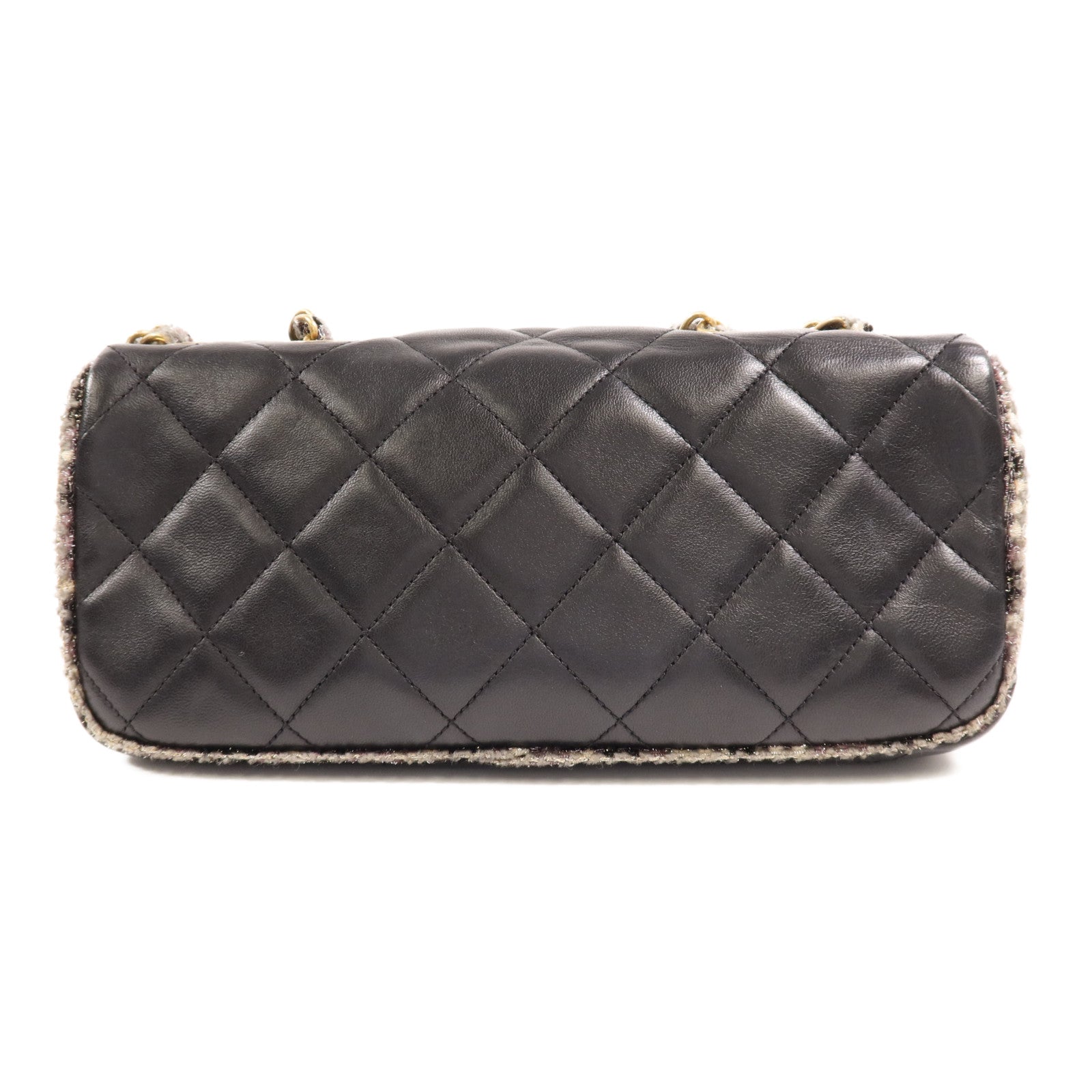 CHANEL 羊皮皮革Shoulder Bag金扣肩背袋