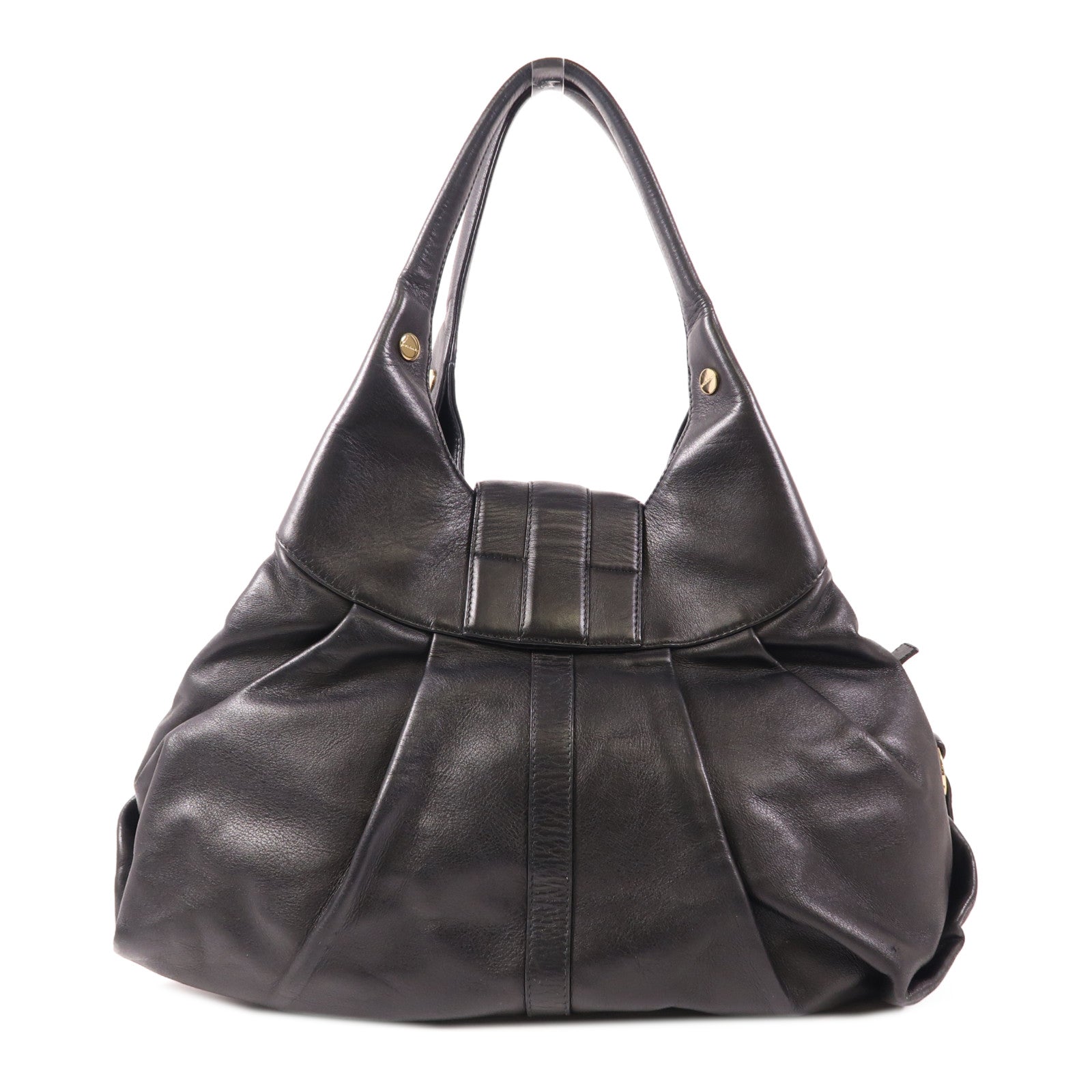 BVLGARI 牛皮皮革Shoulder Bag金扣肩背袋