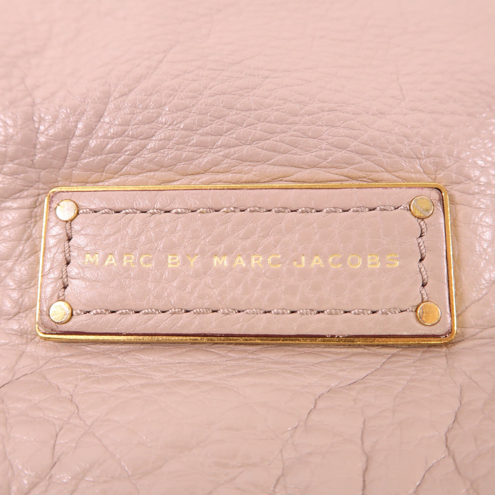 MARC JACOBS 牛皮皮革2 Way Shoulder Bag金扣手挽肩背兩用袋