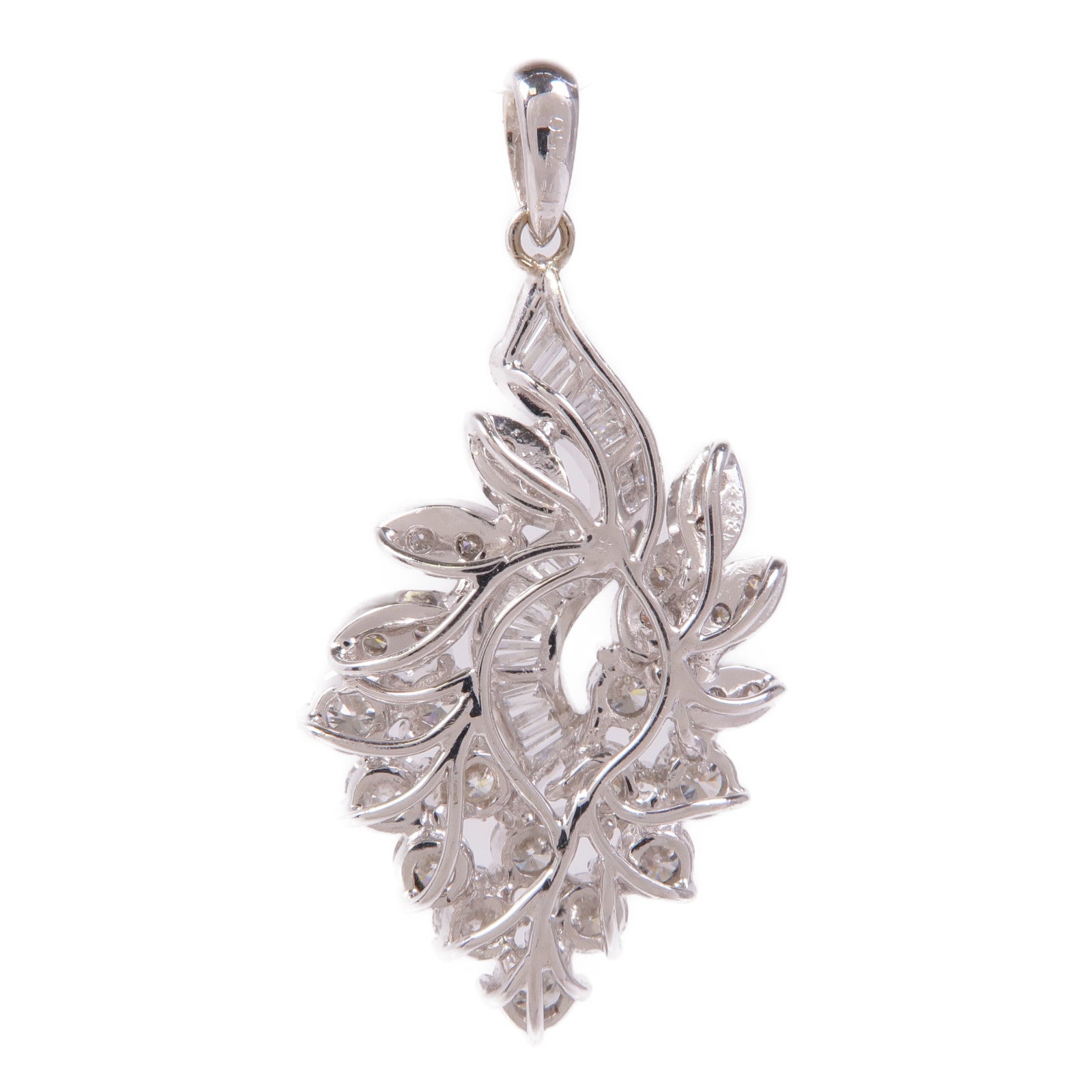 JEWELRY 18K白金Diamond Pendant Top鑽石吊墜