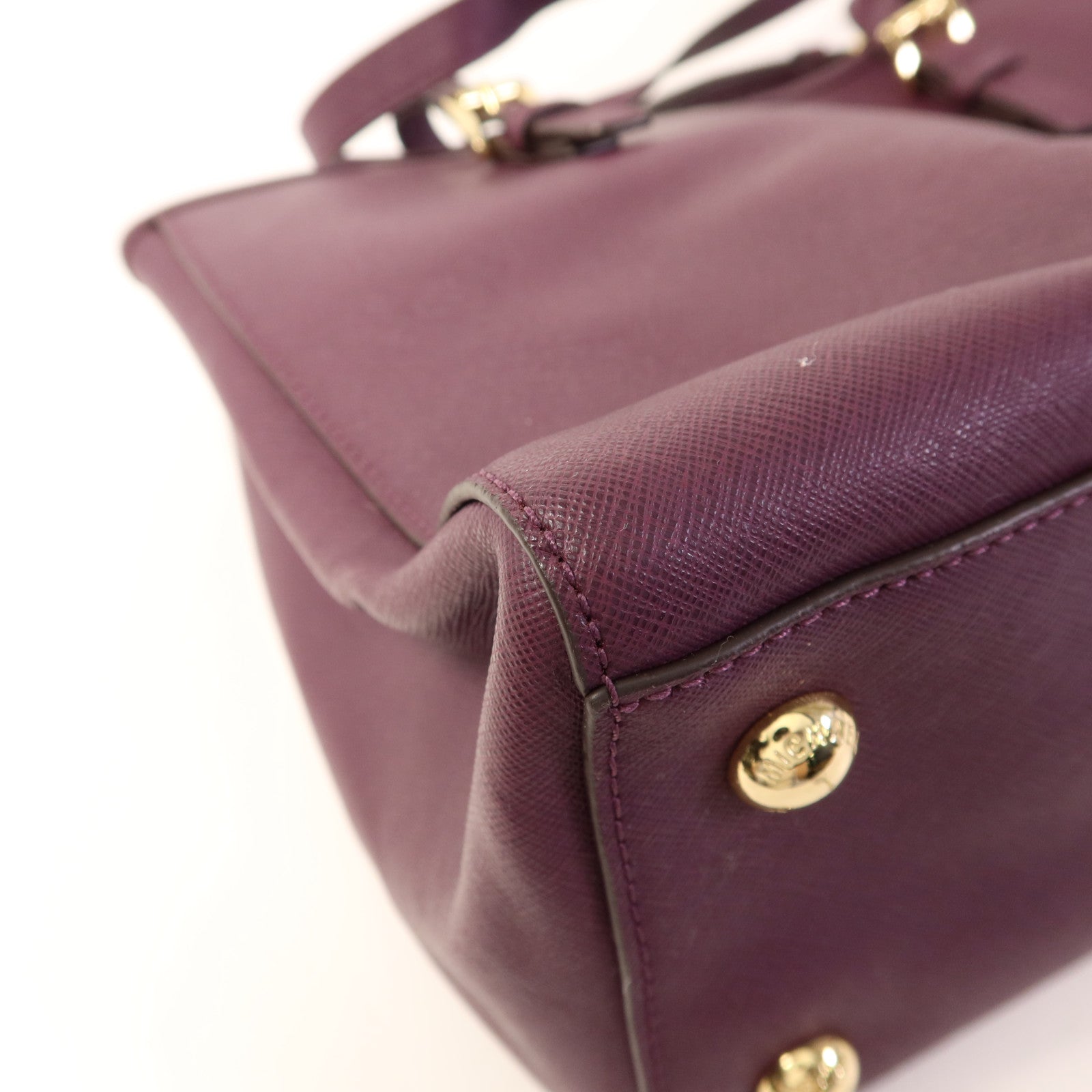 Michael Kors 塗層帆布2 Way Shoulder金扣手挽肩背兩用袋