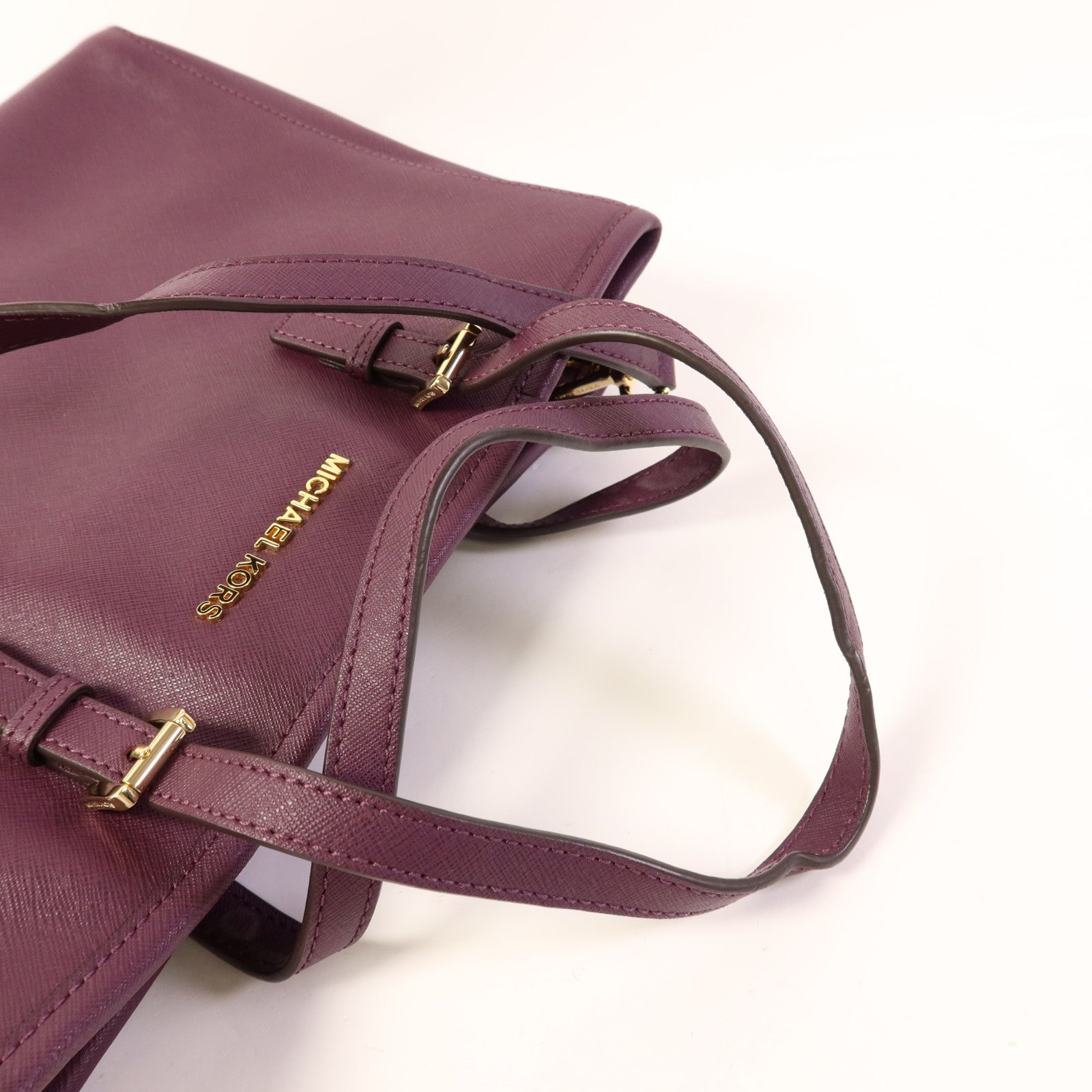 Michael Kors 塗層帆布2 Way Shoulder金扣手挽肩背兩用袋