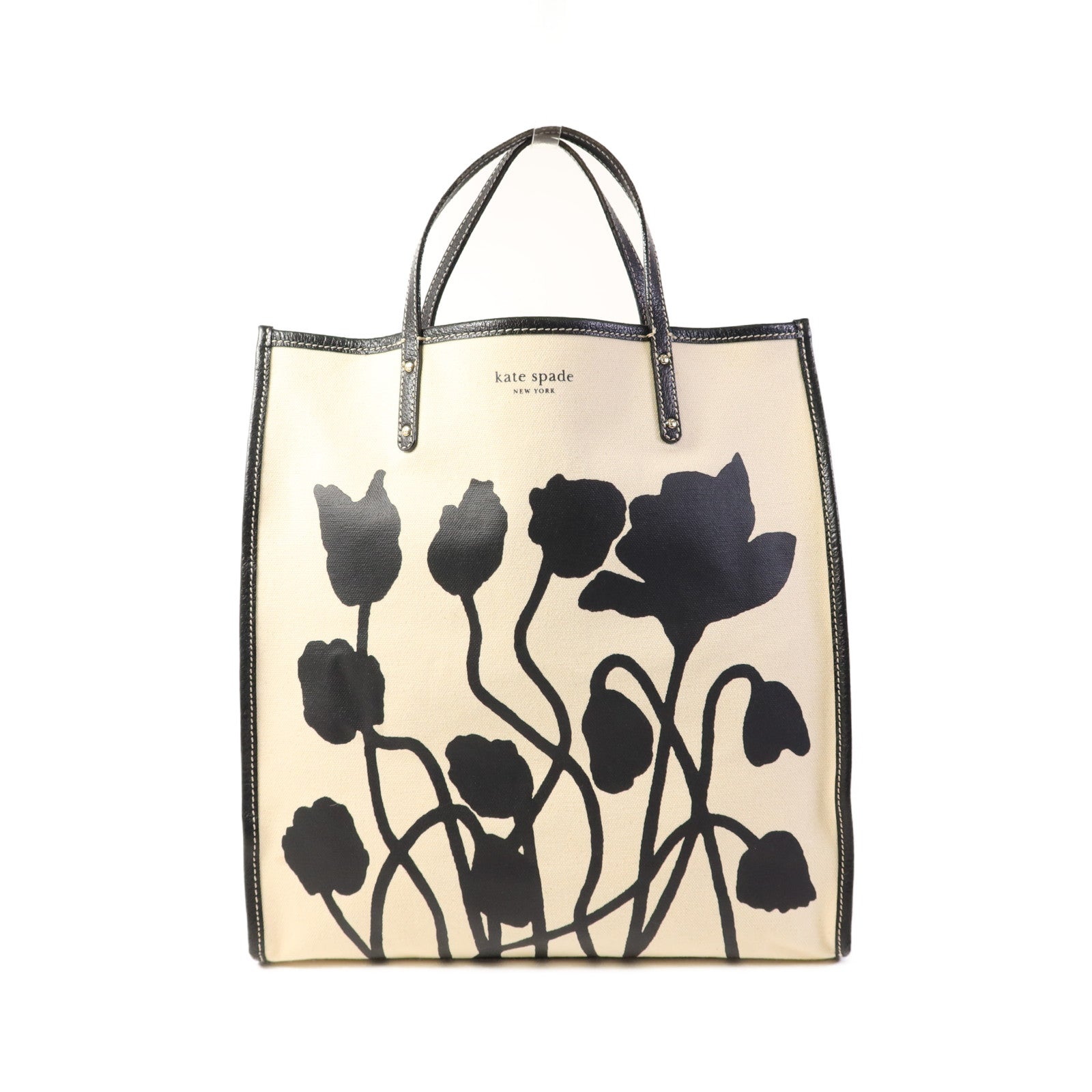 Kate Spade 帆布Tote Bag金扣手挽袋