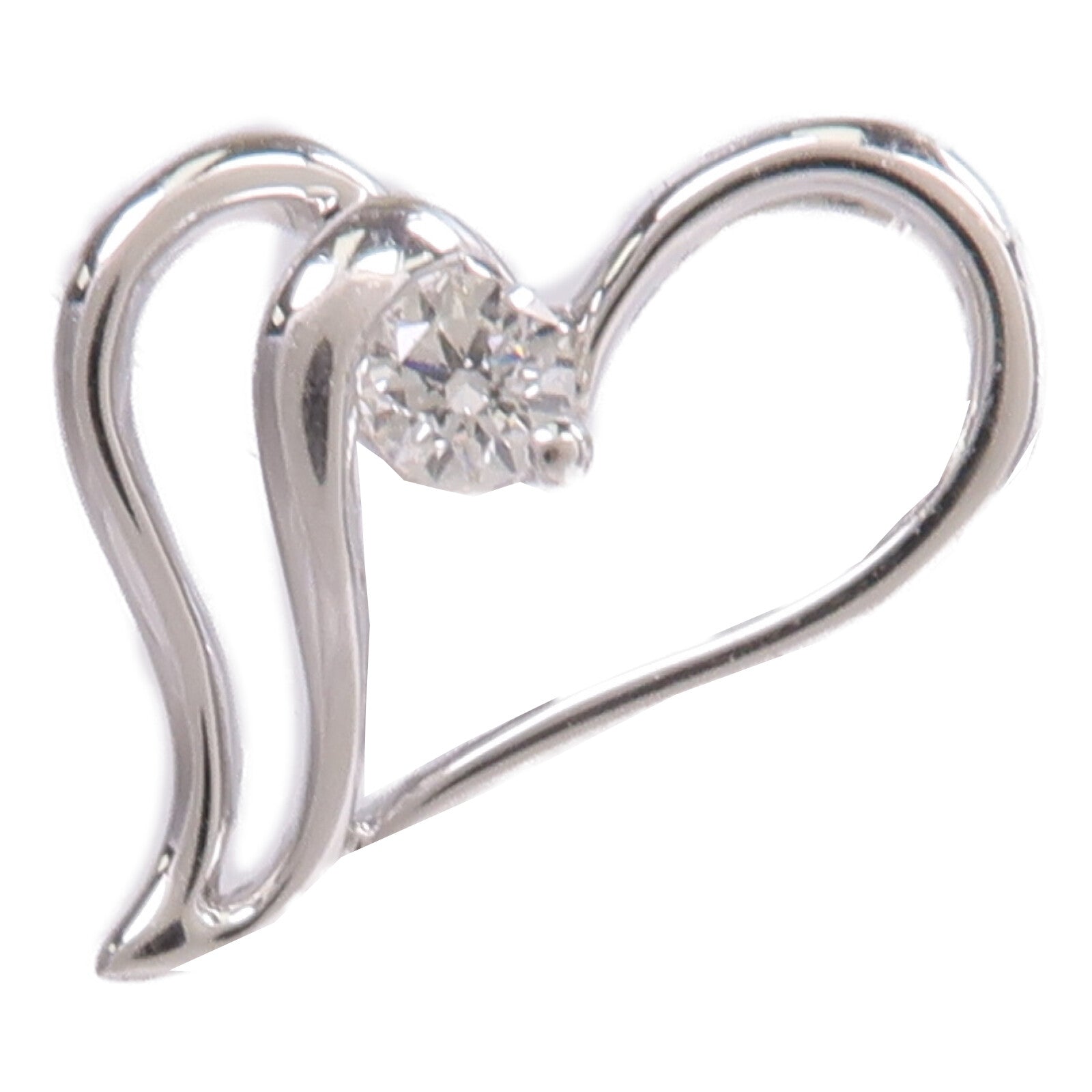 JEWELRY 18K白金Pendant Top鑽石吊墜