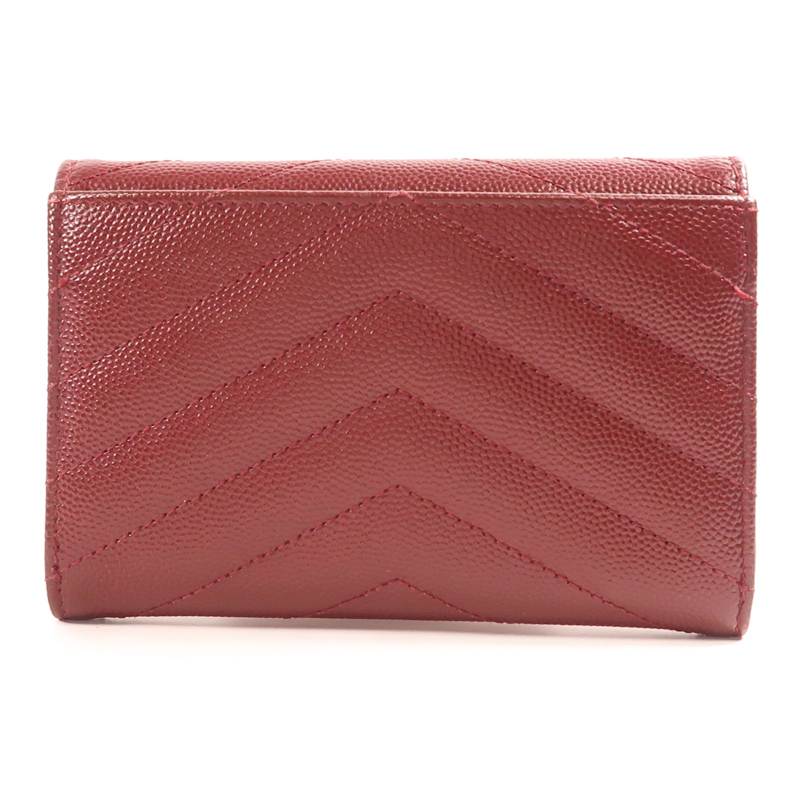 SAINT LAURENT 牛皮皮革Card Case銀扣卡片套