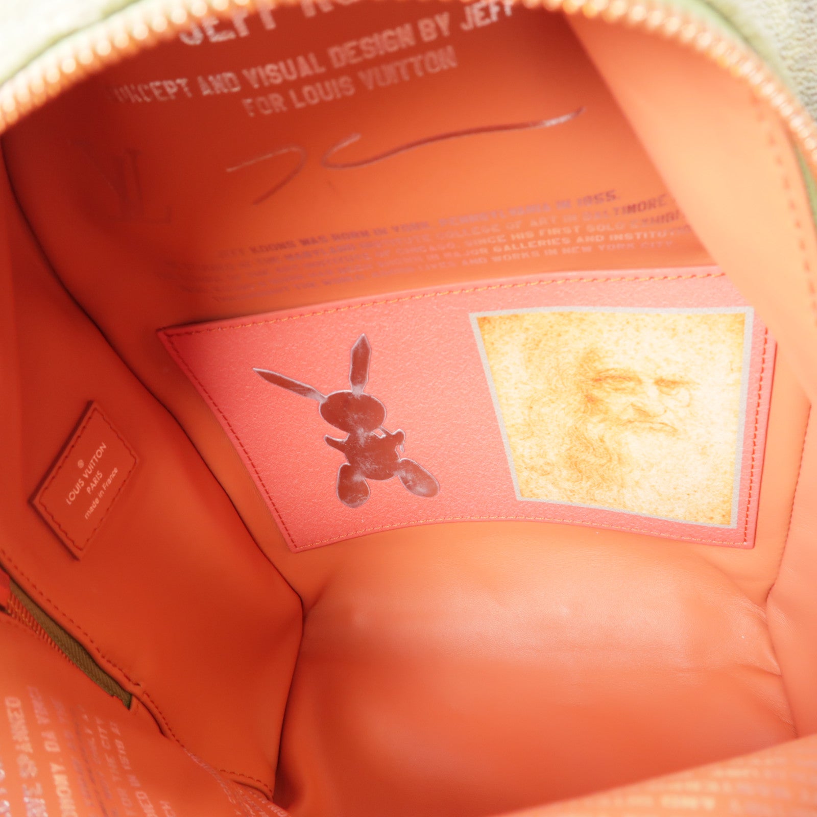 LOUIS VUITTON LV GHW Palm Springs Backpack M43375 Coated Canvas Green/Brown/Pink